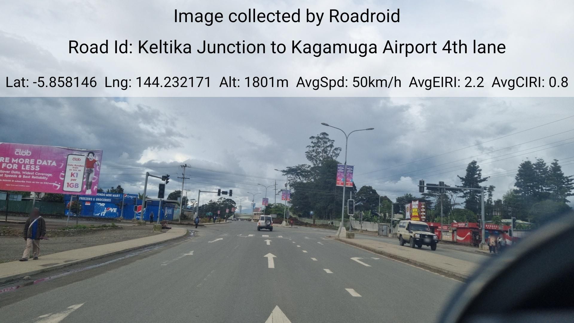Street view of Mount Hagen