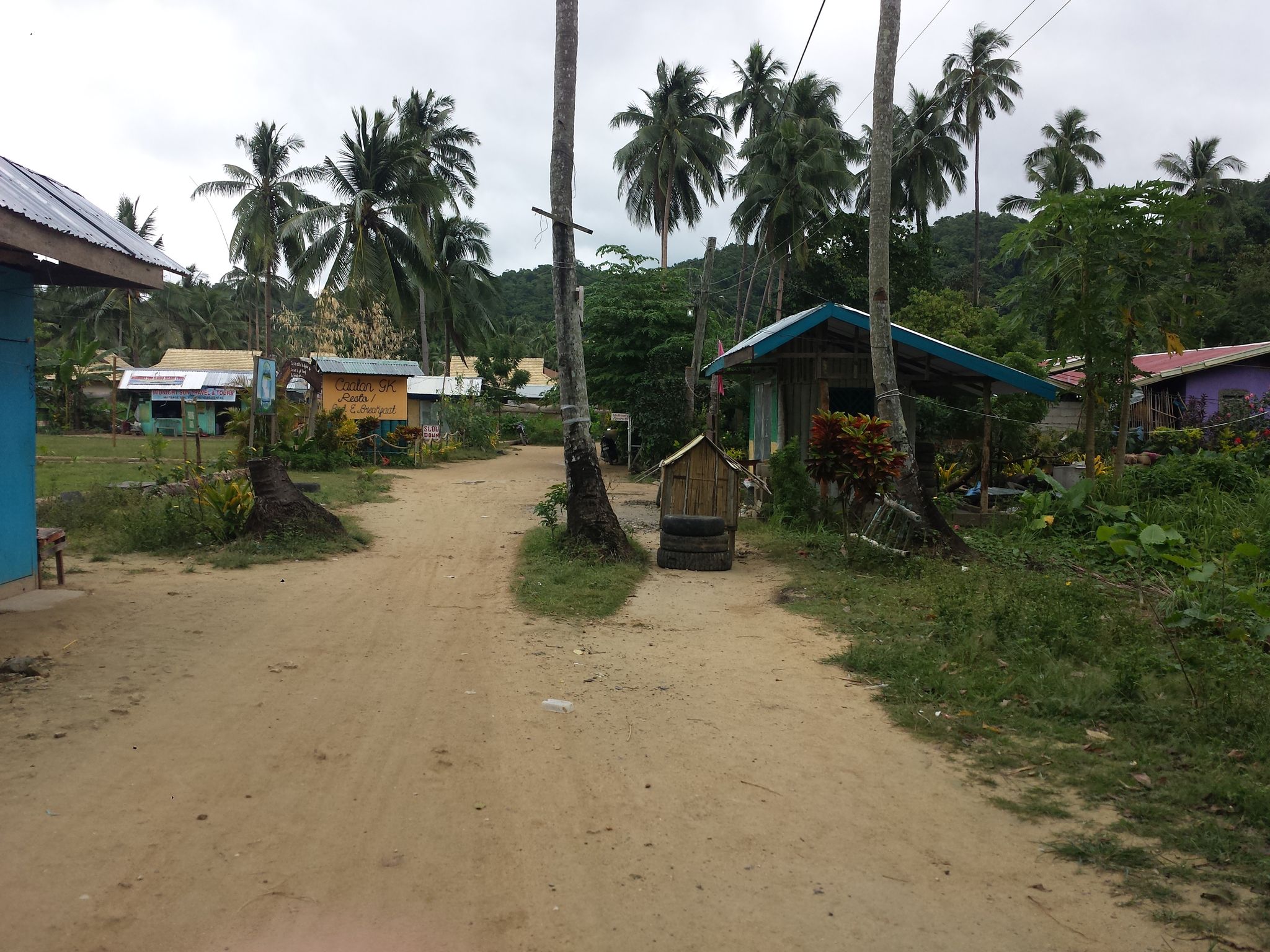 Street view of El Nido
