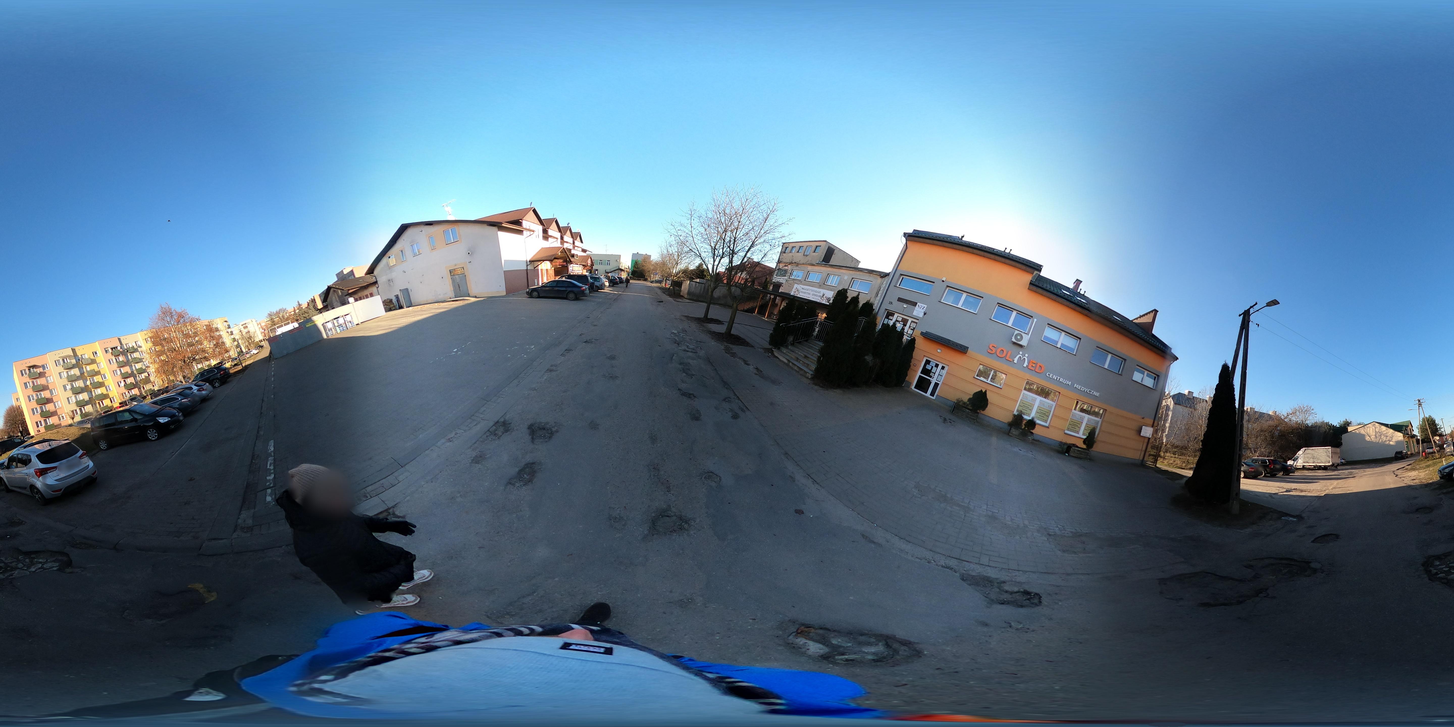Street view of Włodawa