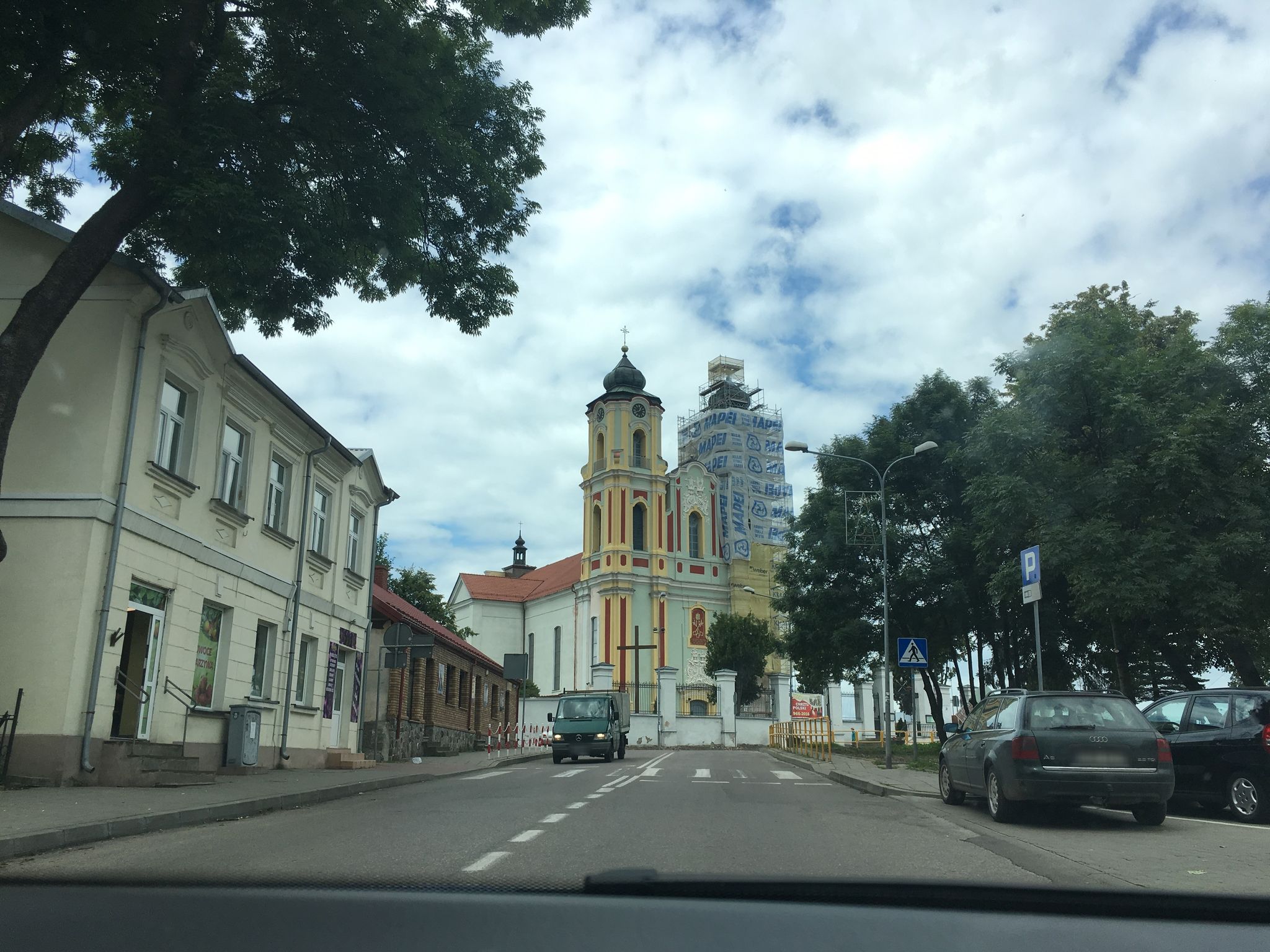 Street view of Sejny