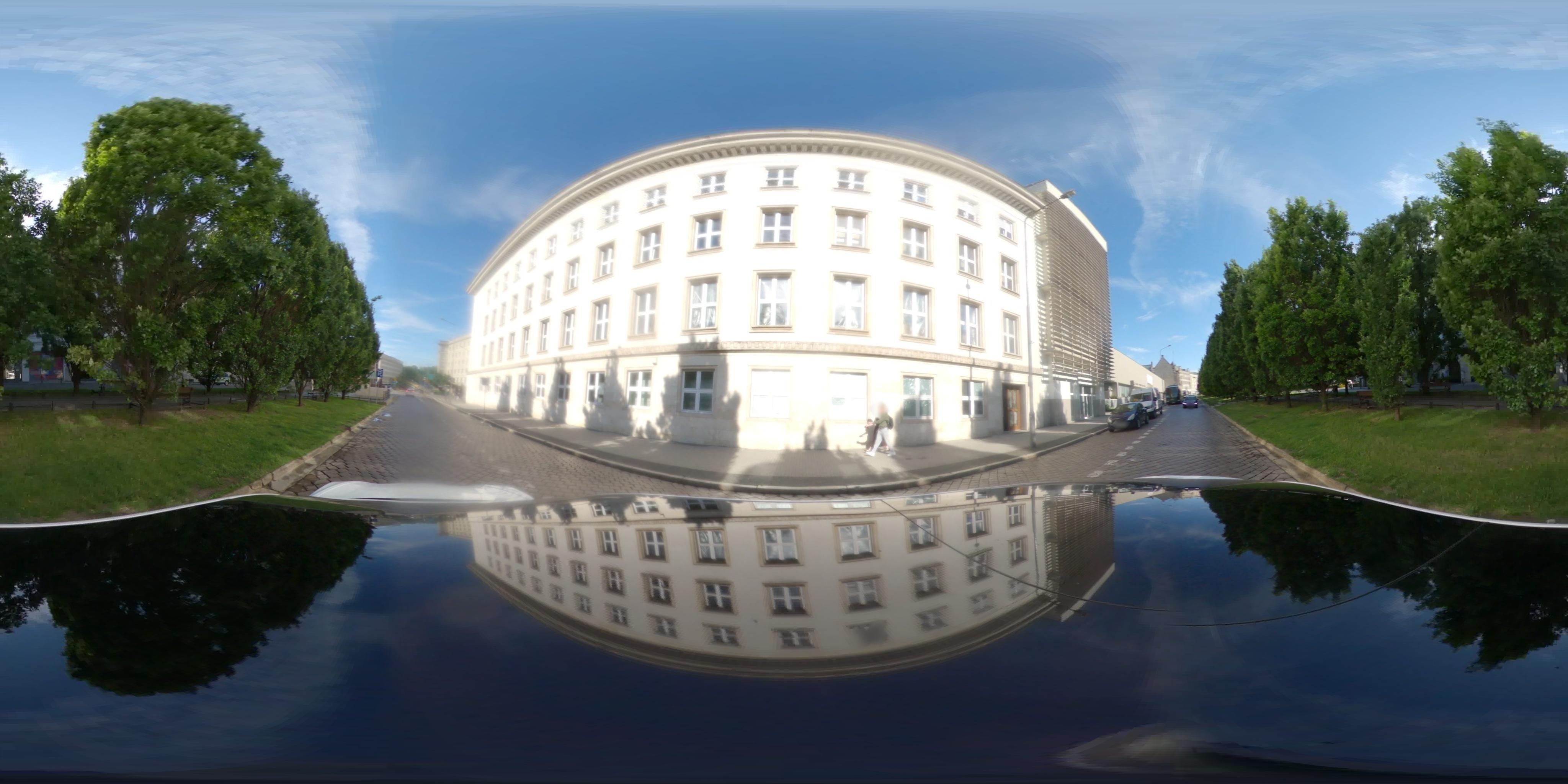 Street view of Poznań
