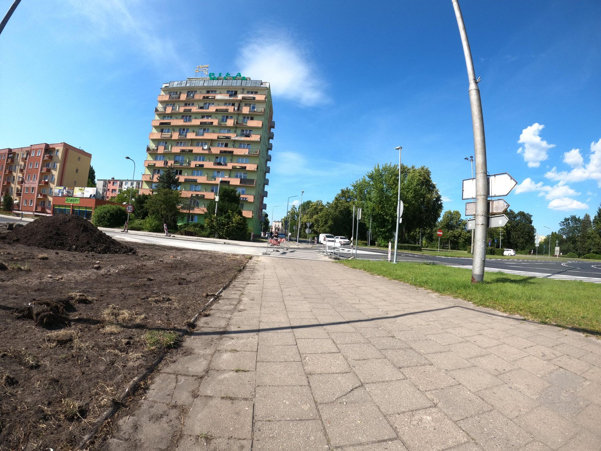 Street view of Piła