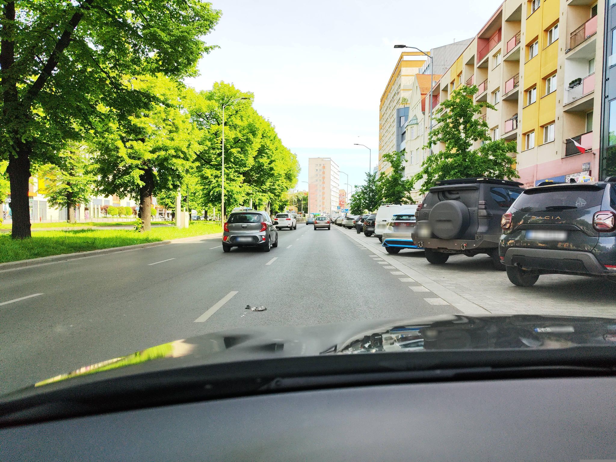 Street view of Szczecin