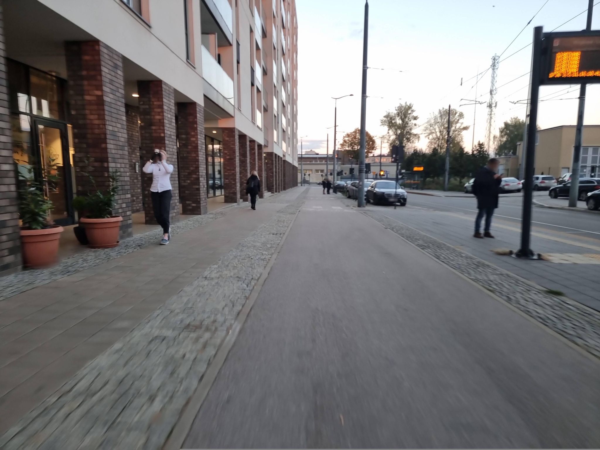 Street view of Łódź