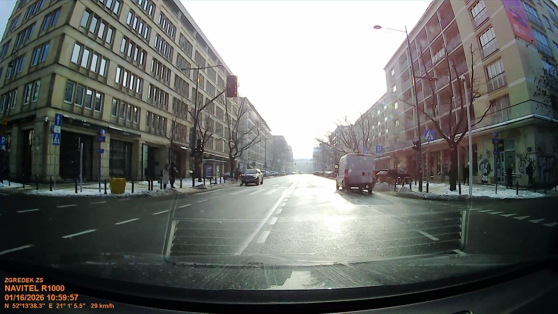 Street view of Śródmieście
