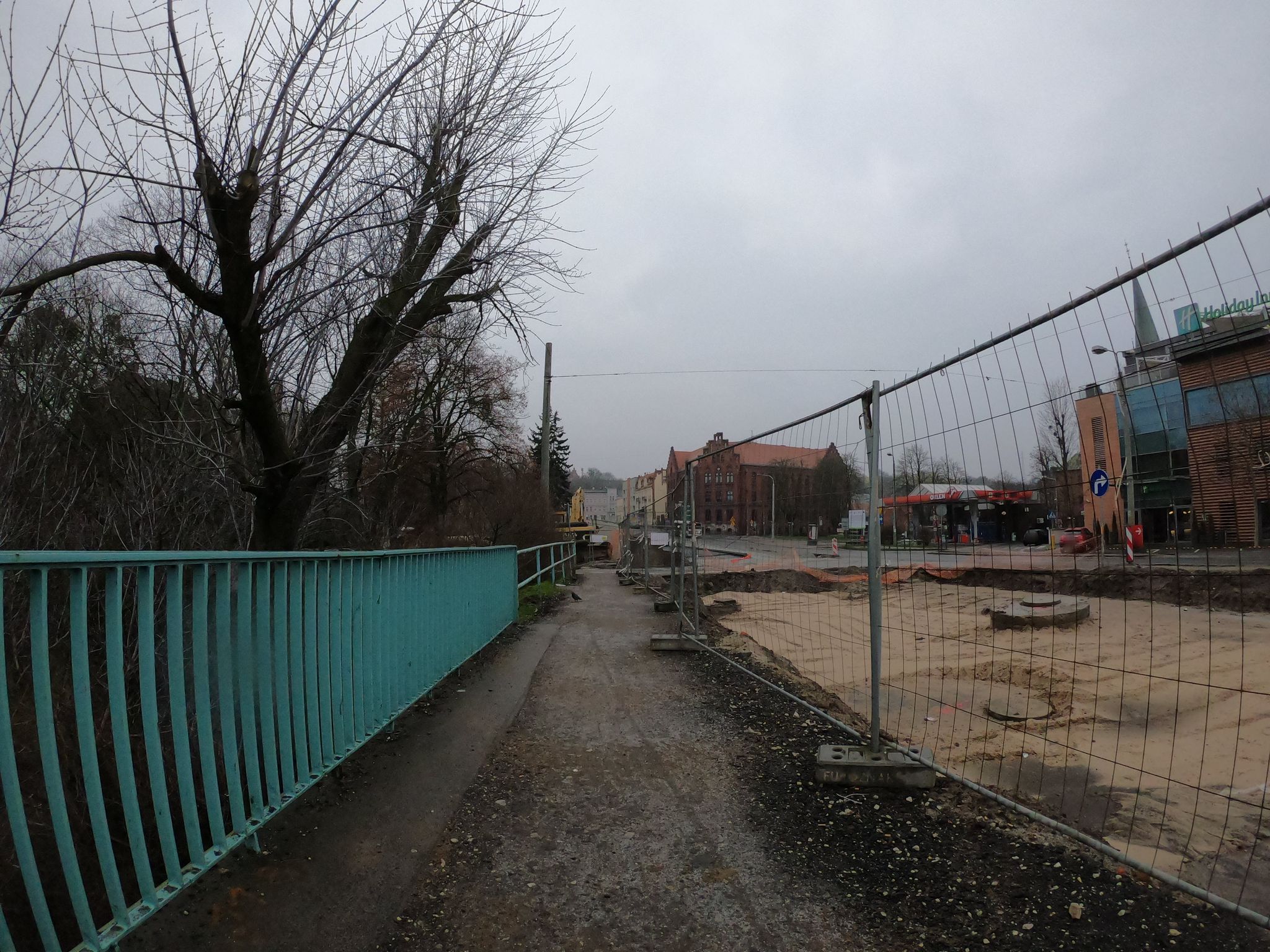 Street view of Bydgoszcz