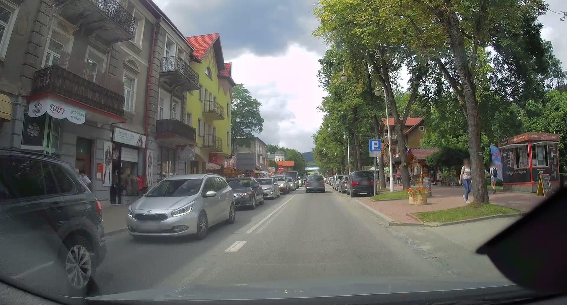 Street view of Krynica-Zdrój