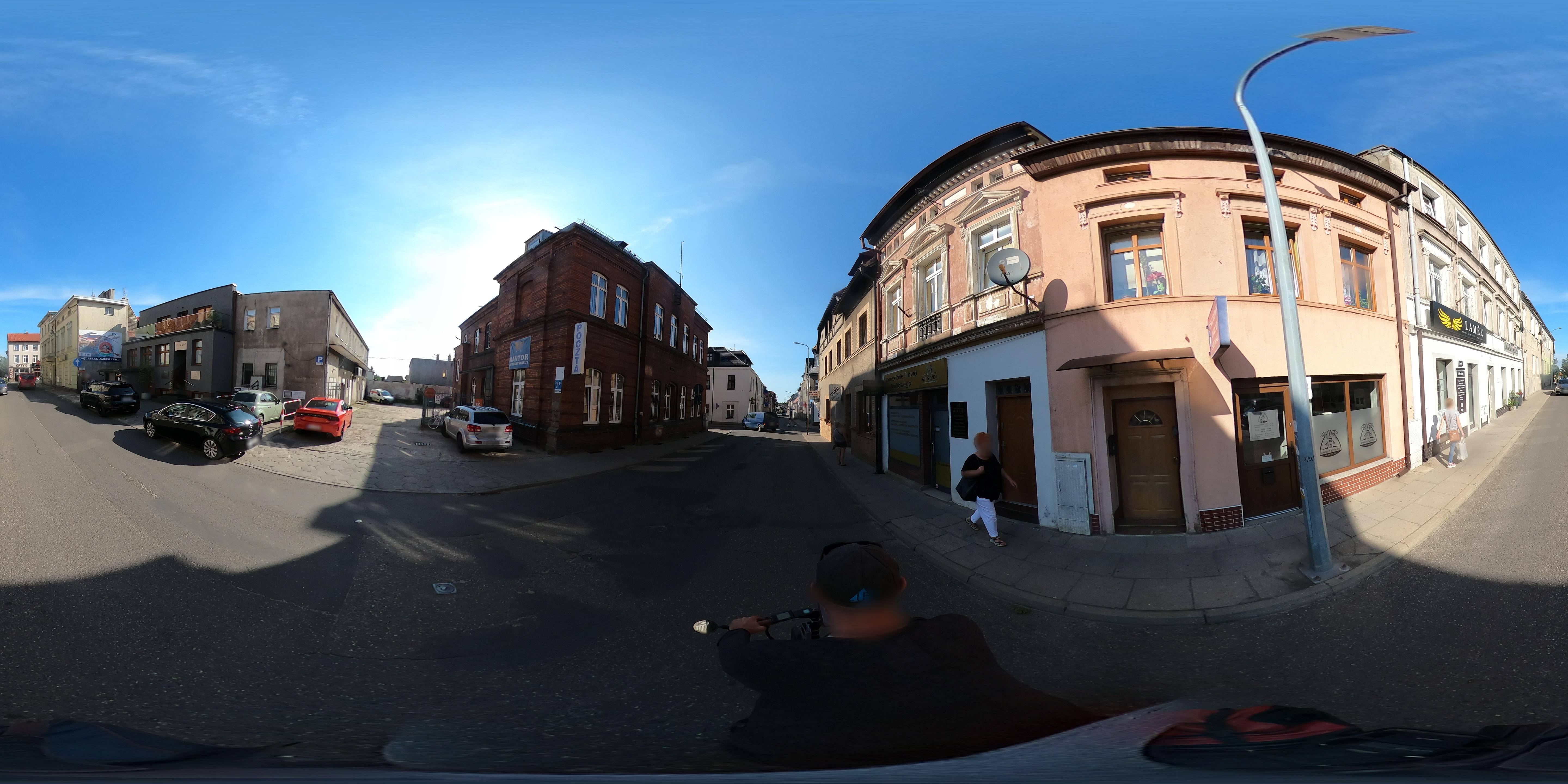 Street view of Darłowo