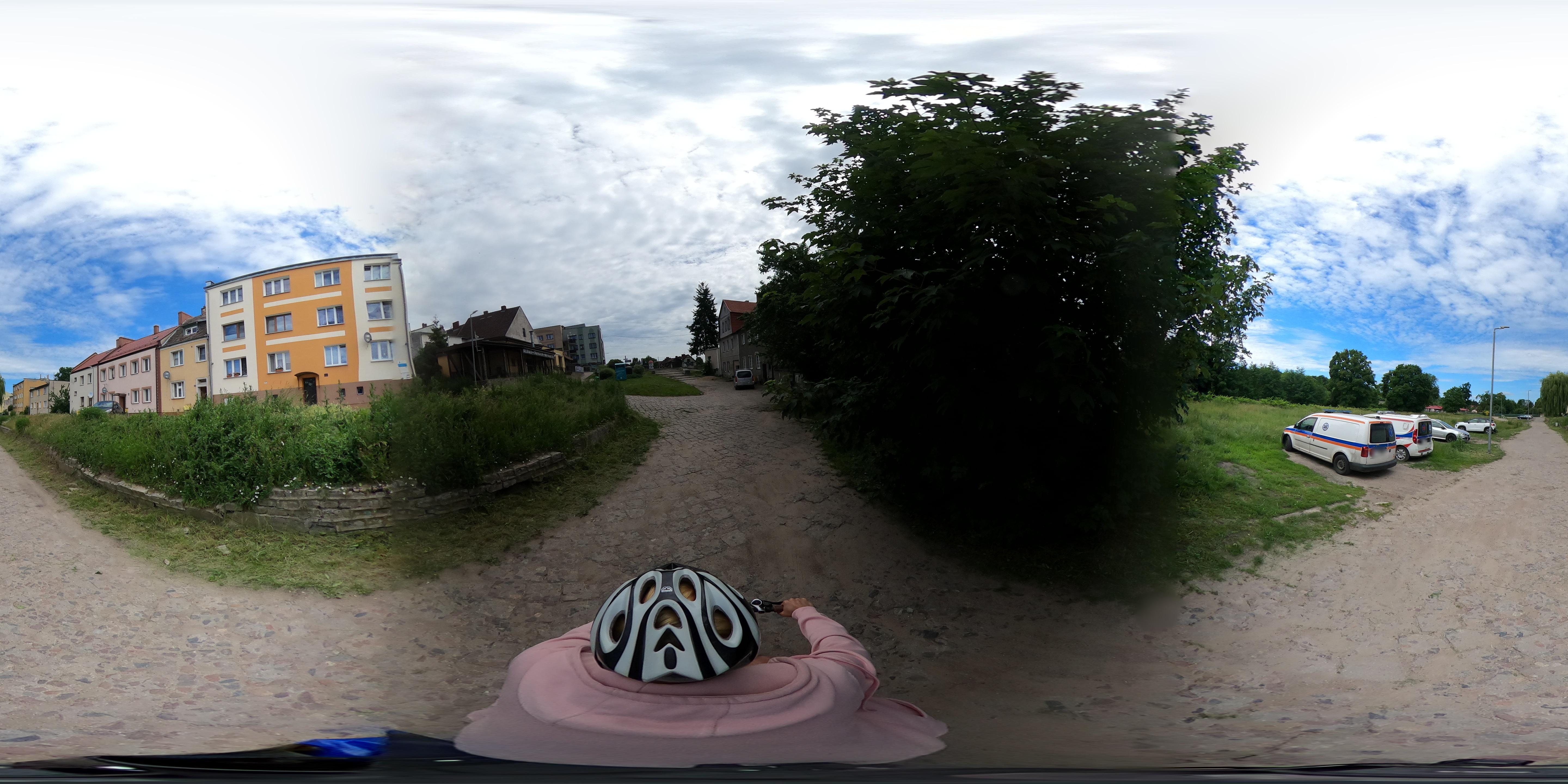 Street view of Złocieniec
