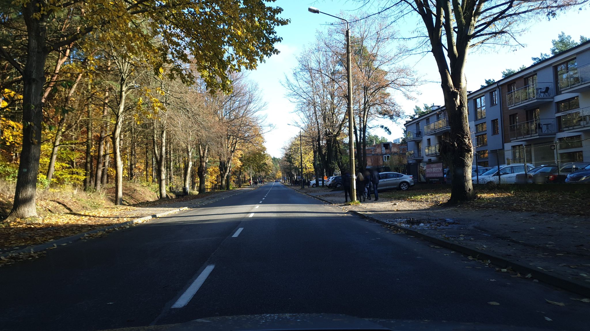 Street view of Jastrzębia Góra