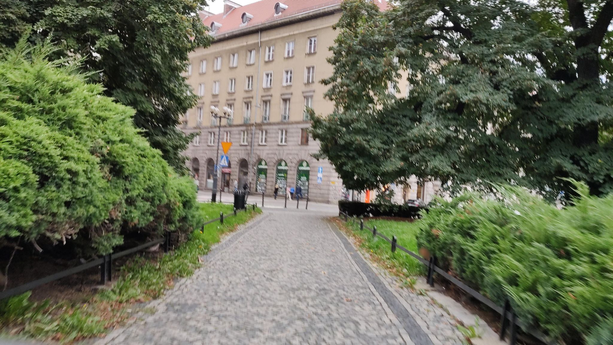 Street view of Wrocław