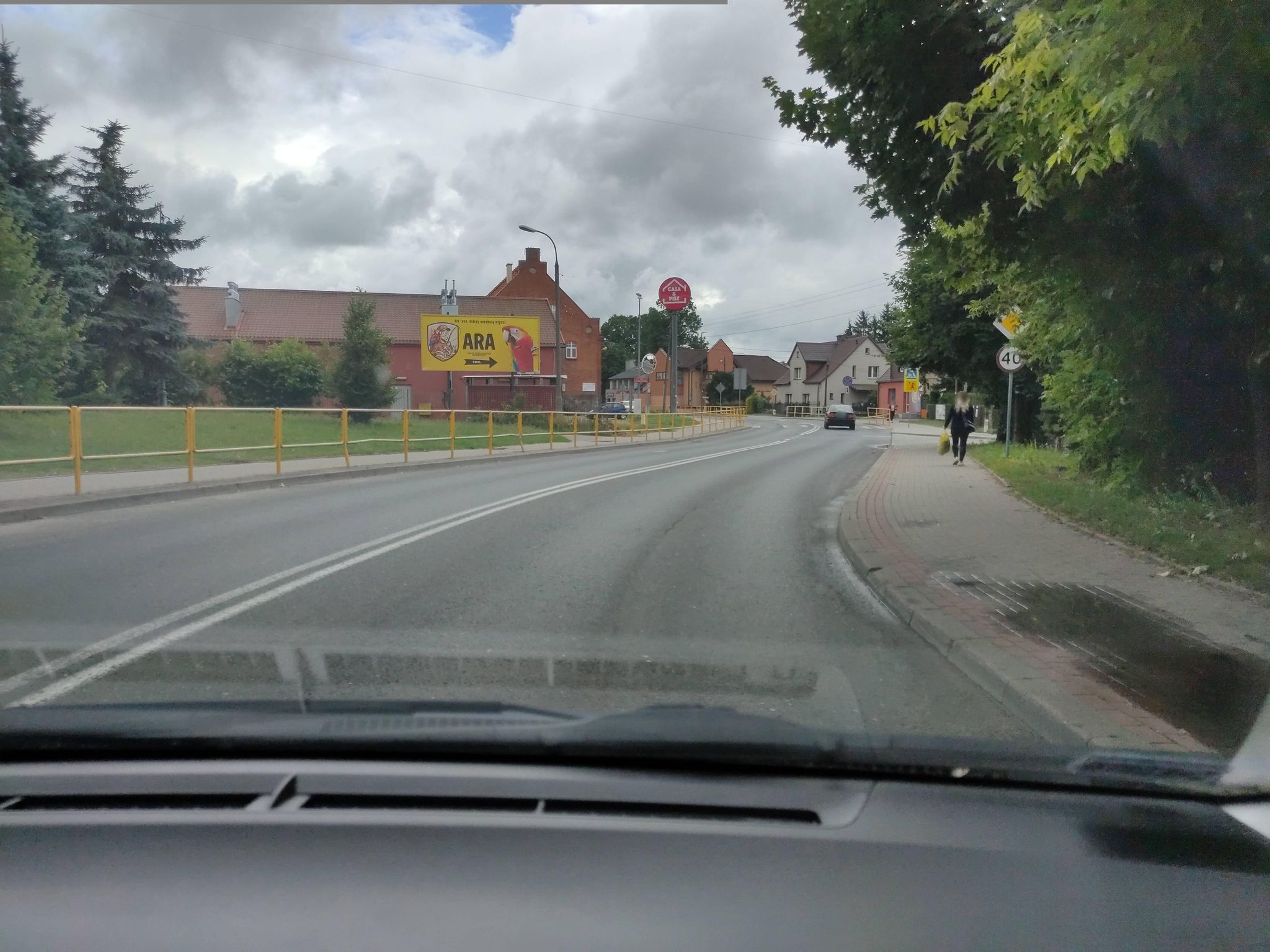 Street view of Pisz