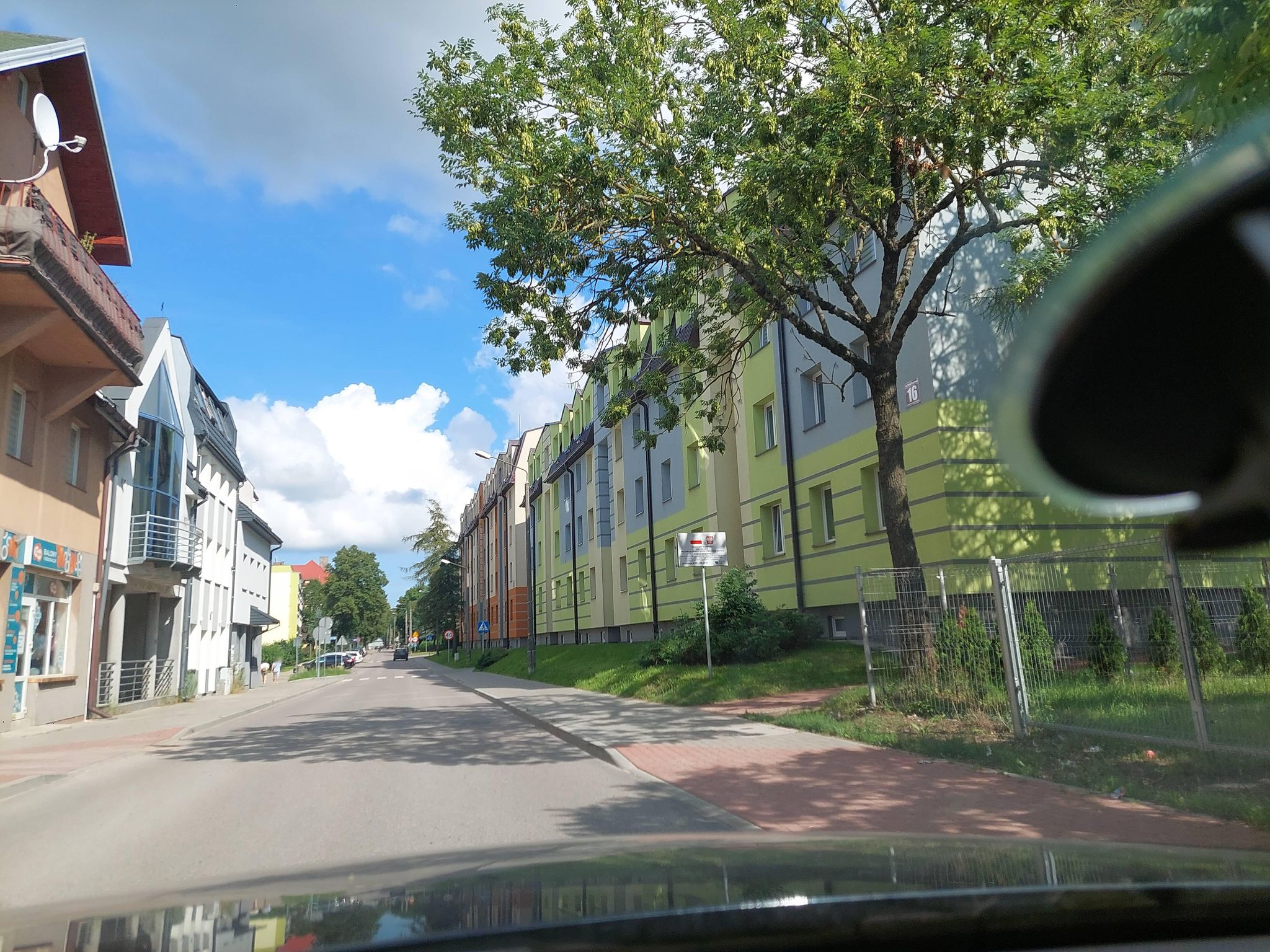 Street view of Gołdap
