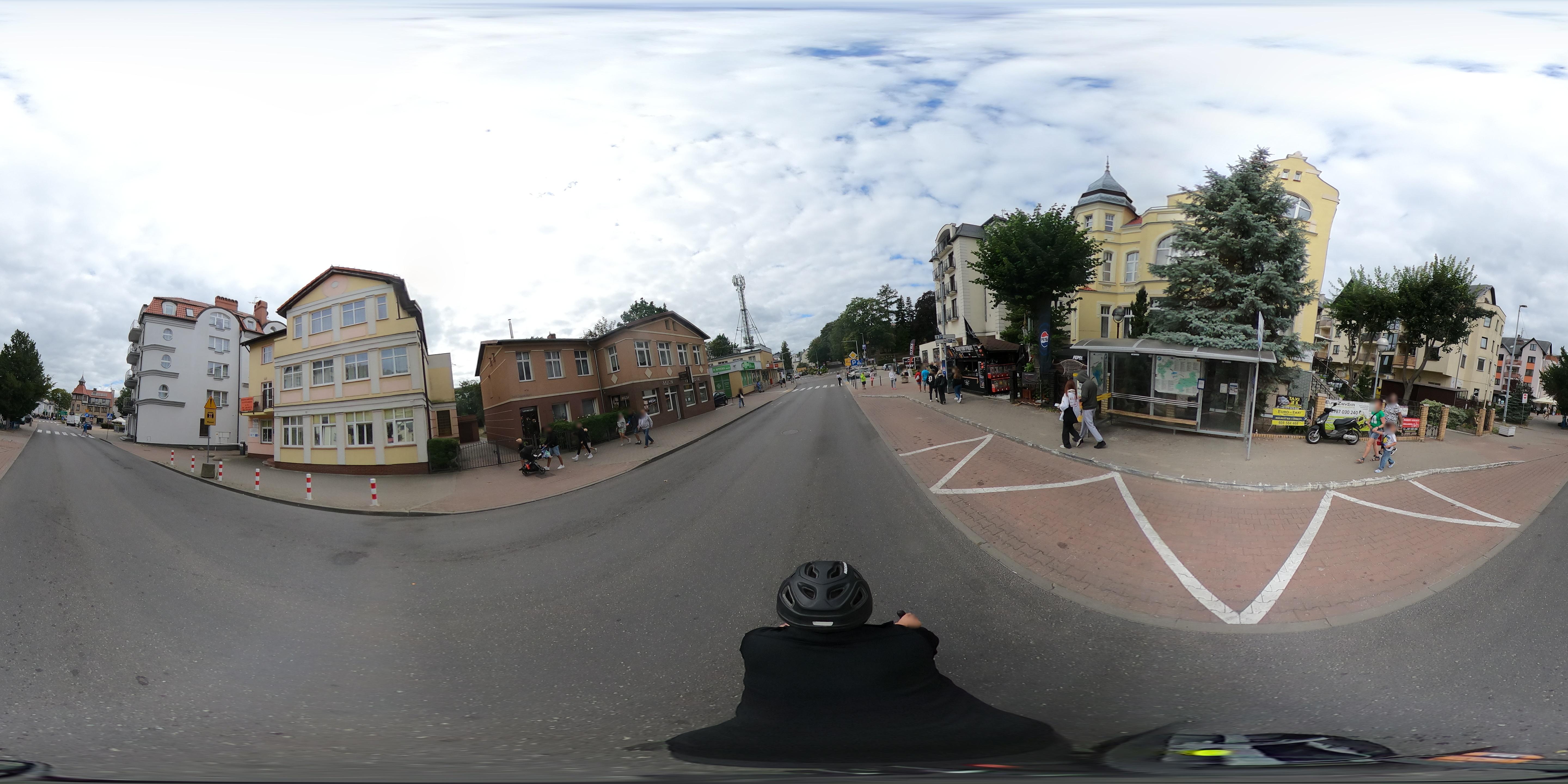 Street view of Międzyzdroje
