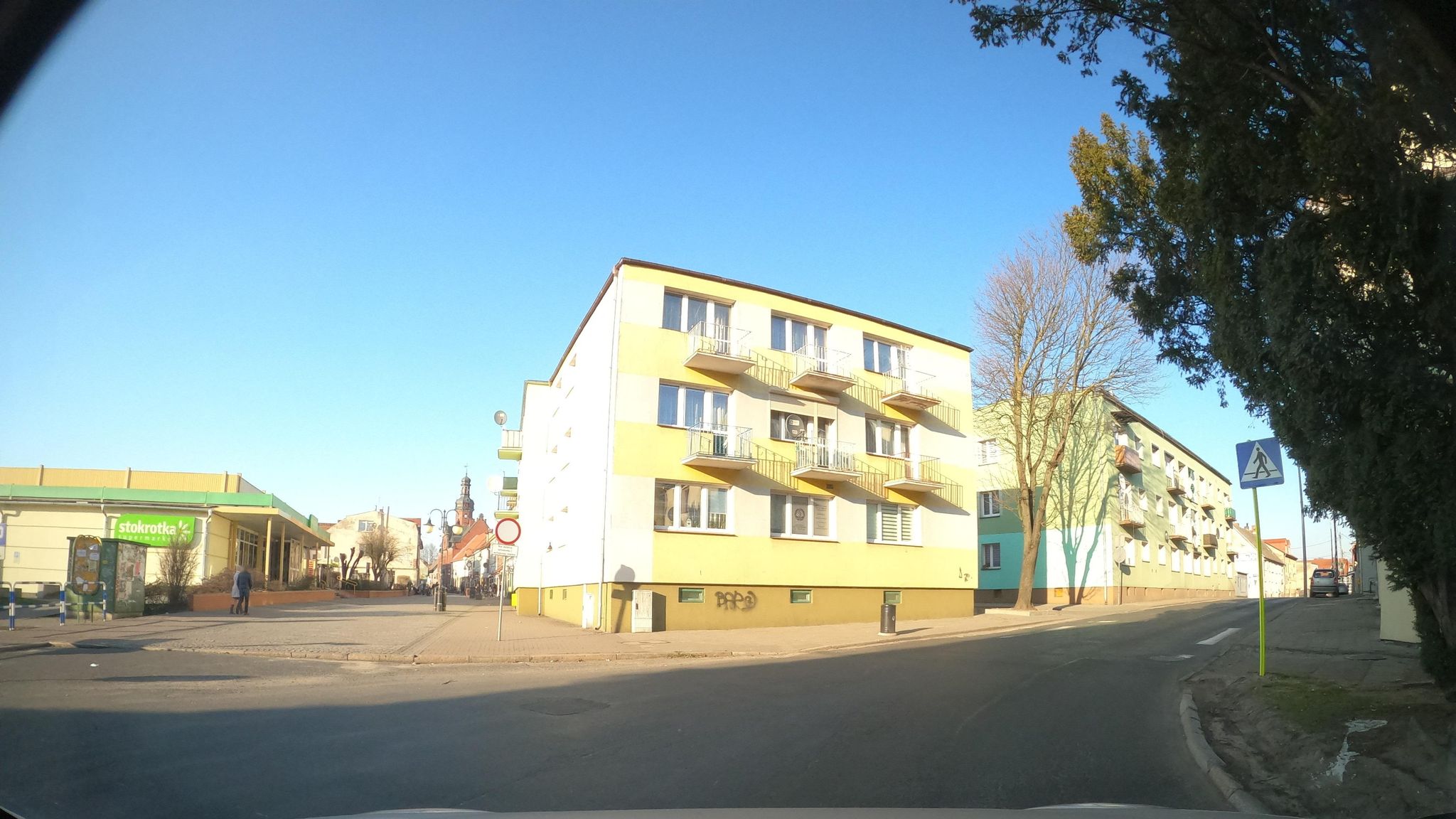 Street view of Drezdenko