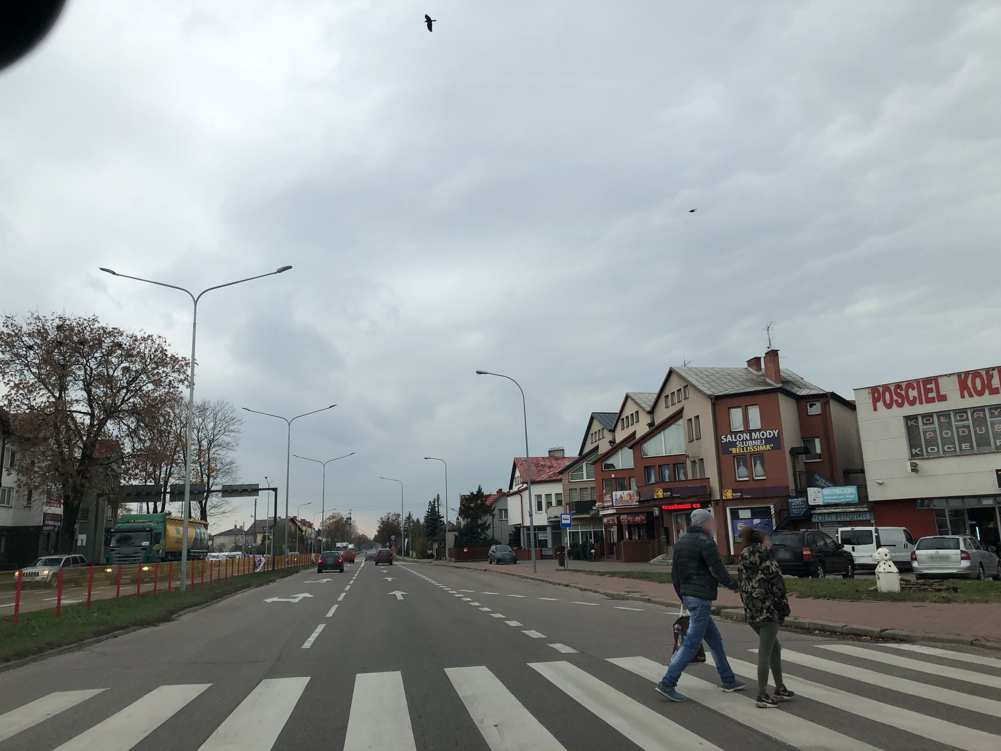 Street view of Łomża