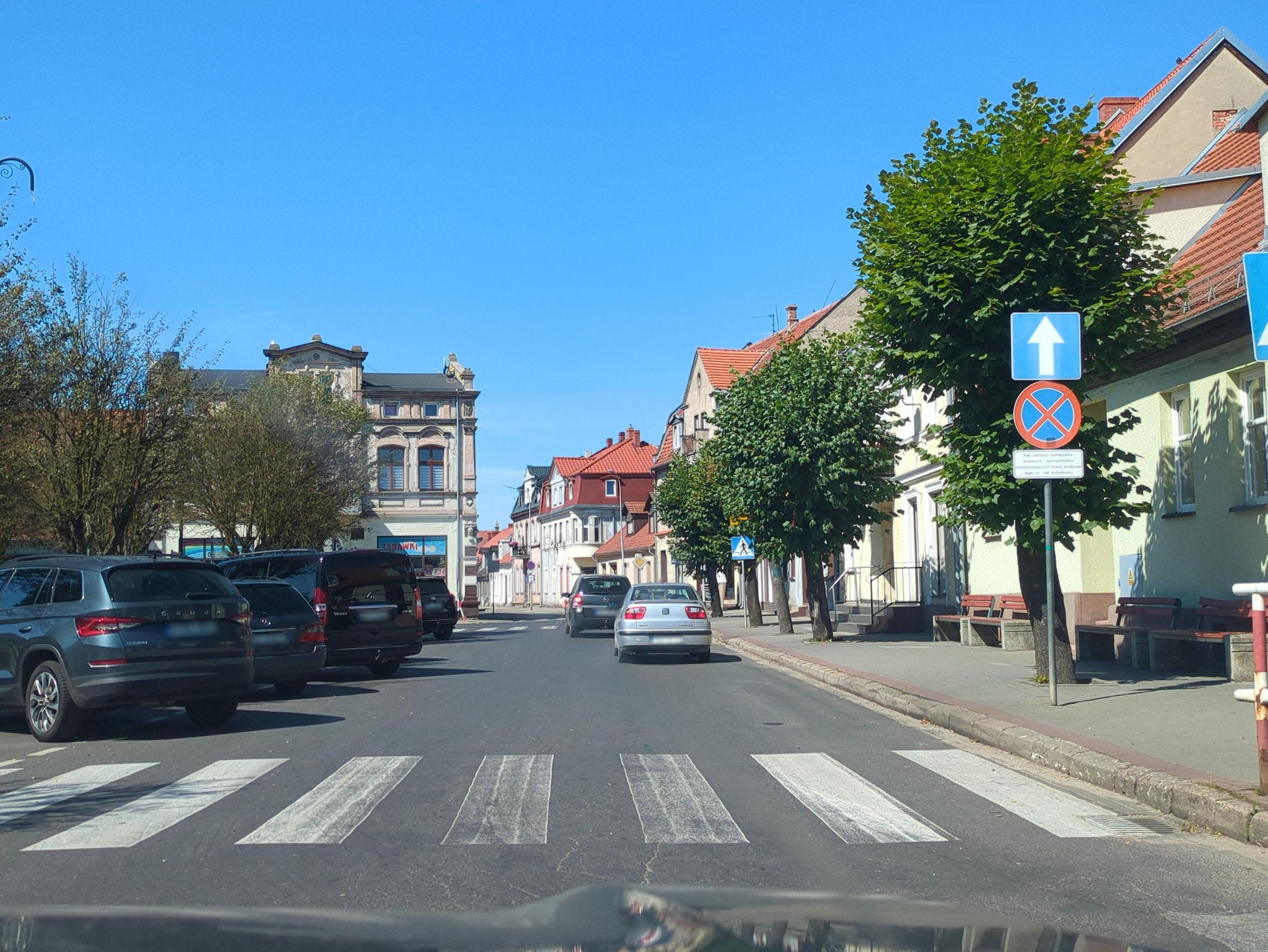 Street view of Sieraków