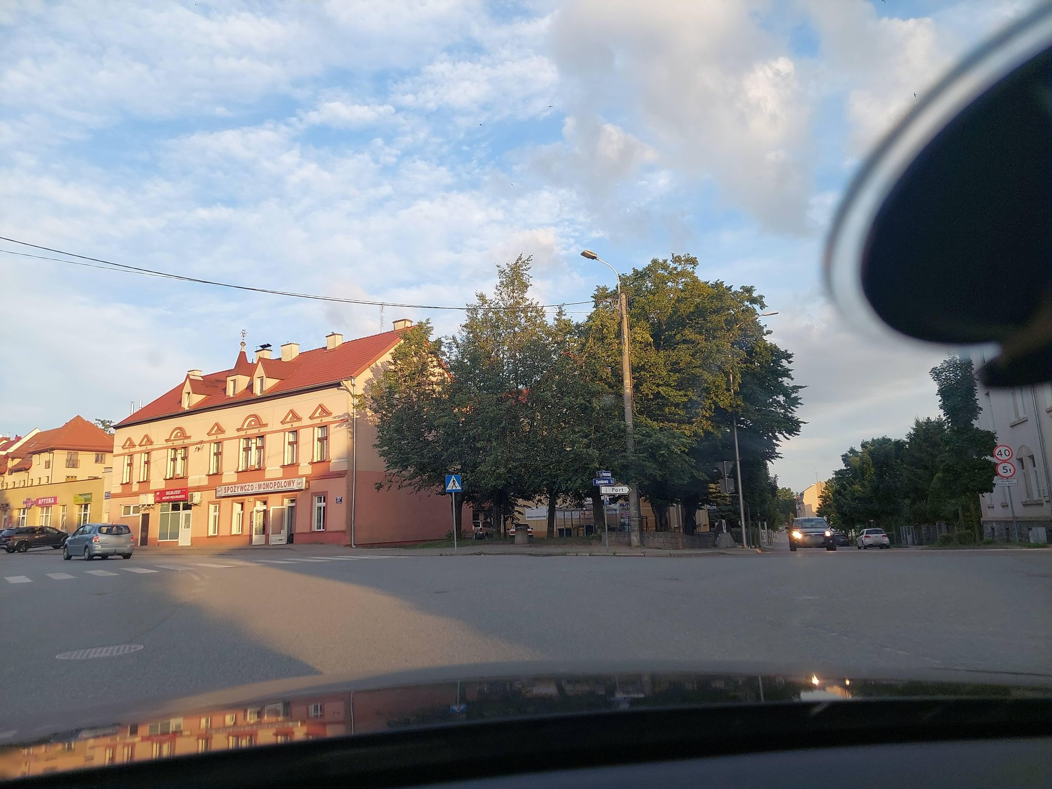 Street view of Węgorzewo