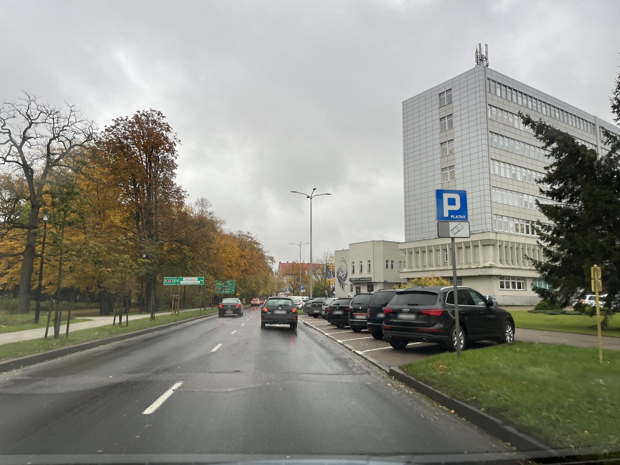 Street view of Słupsk