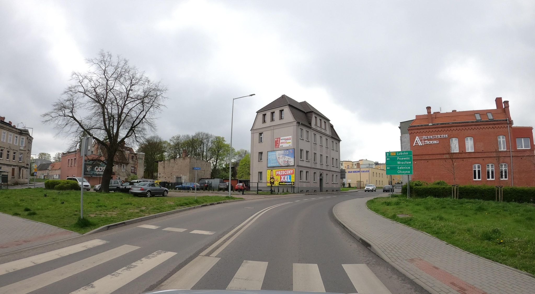 Street view of Żary