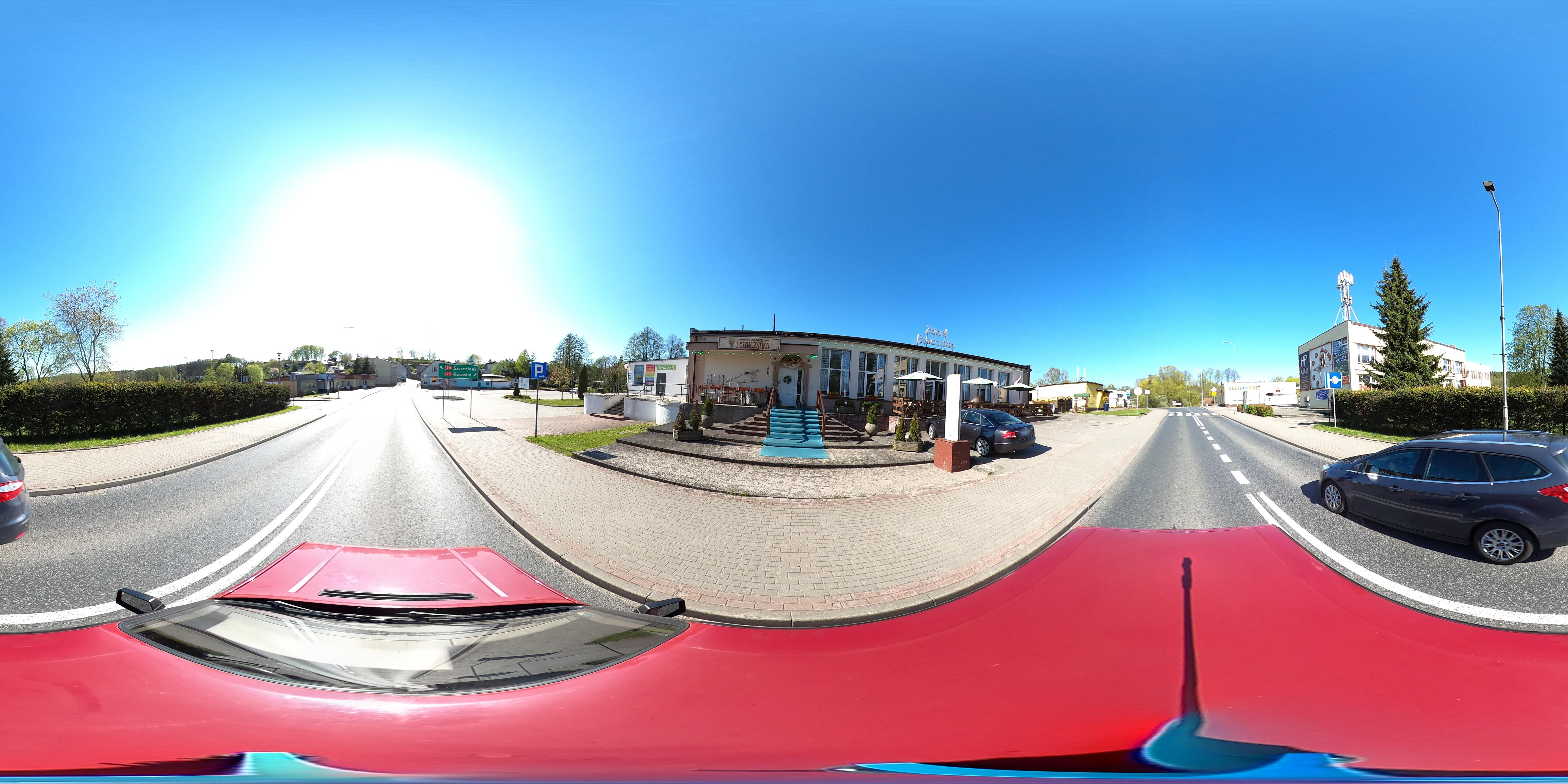 Street view of Biały Bór