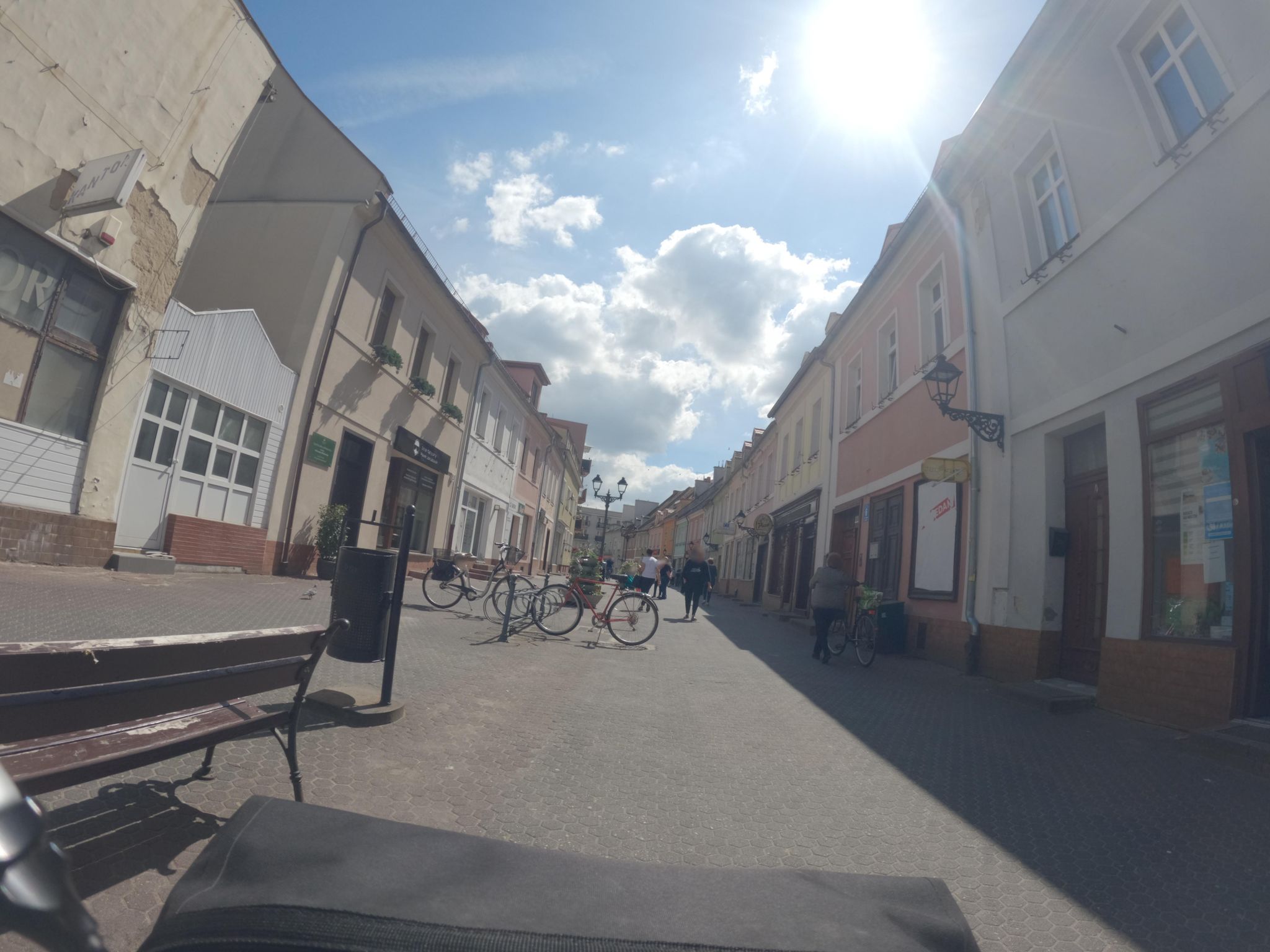 Street view of Wołów