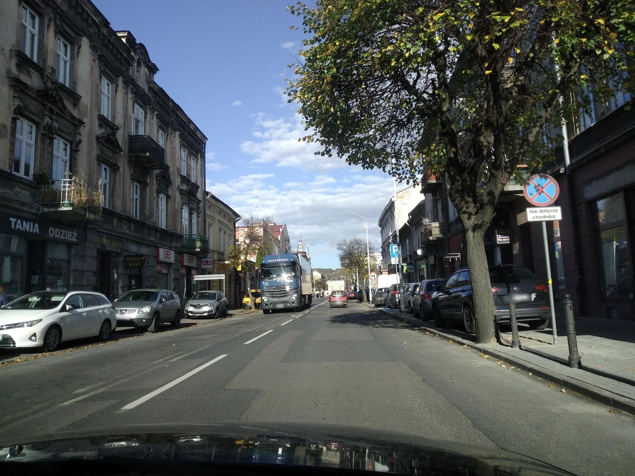 Street view of Przemyśl