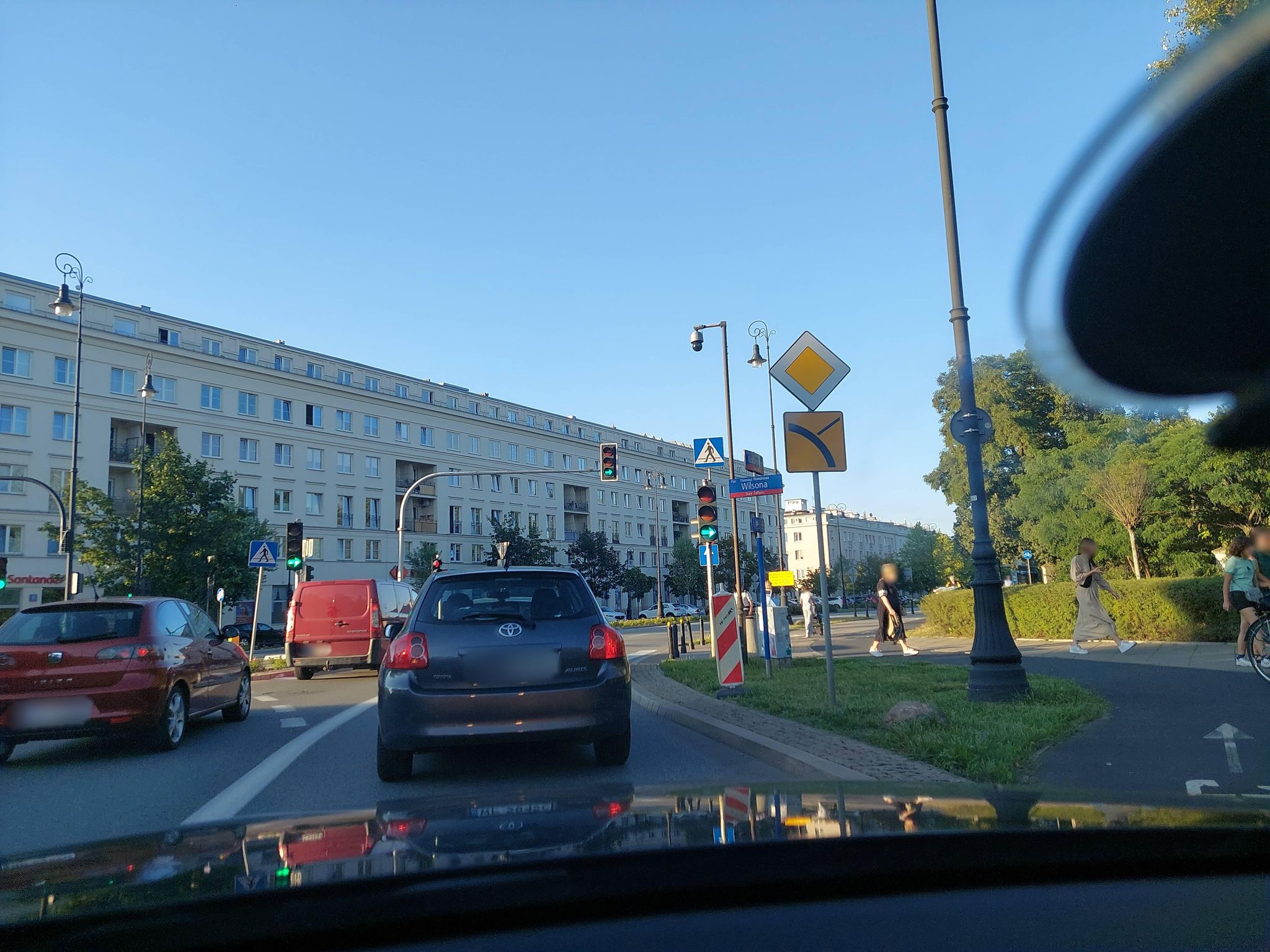 Street view of Żoliborz