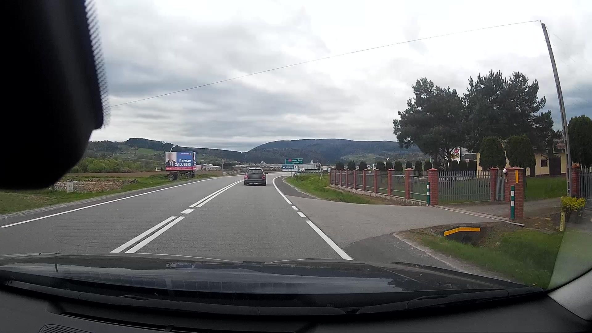 Street view of Łososina Dolna