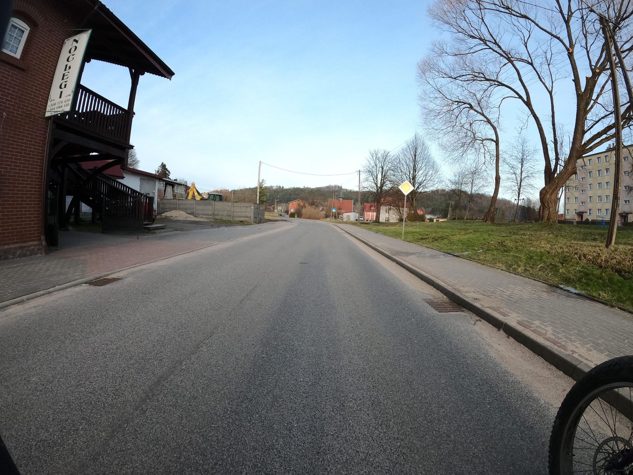 Street view of Polanów