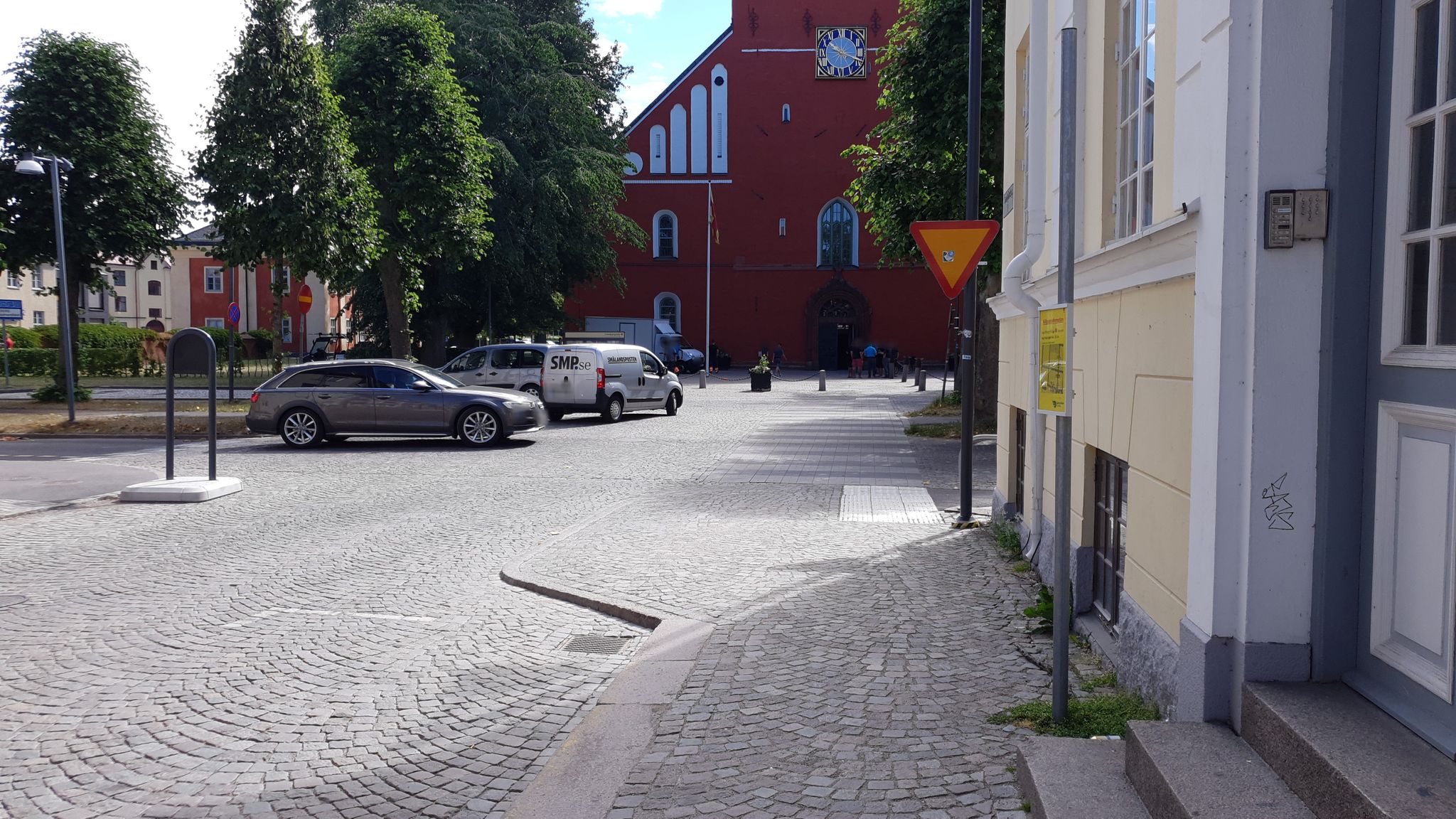 Street view of Växjö