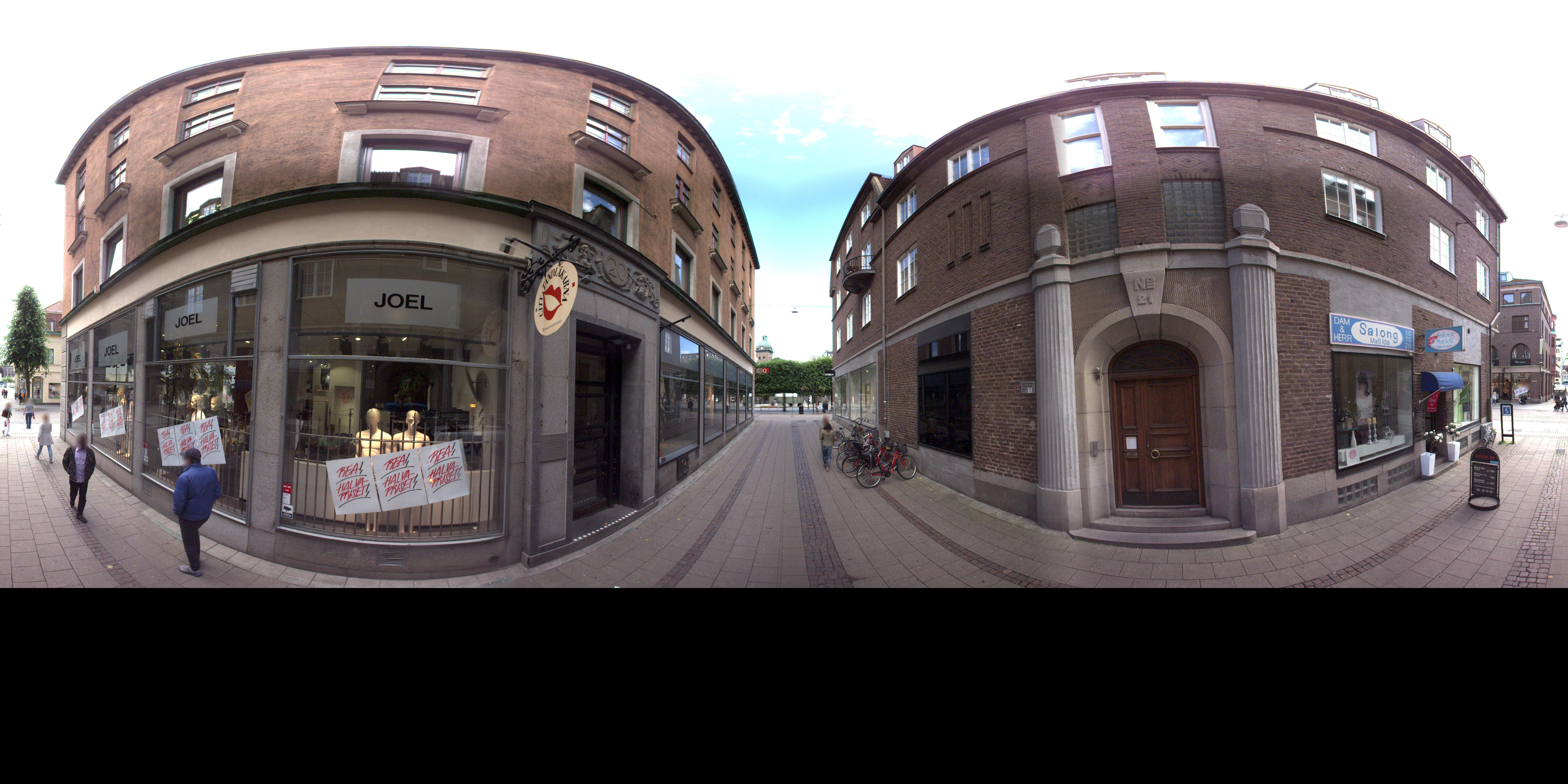 Street view of Borås
