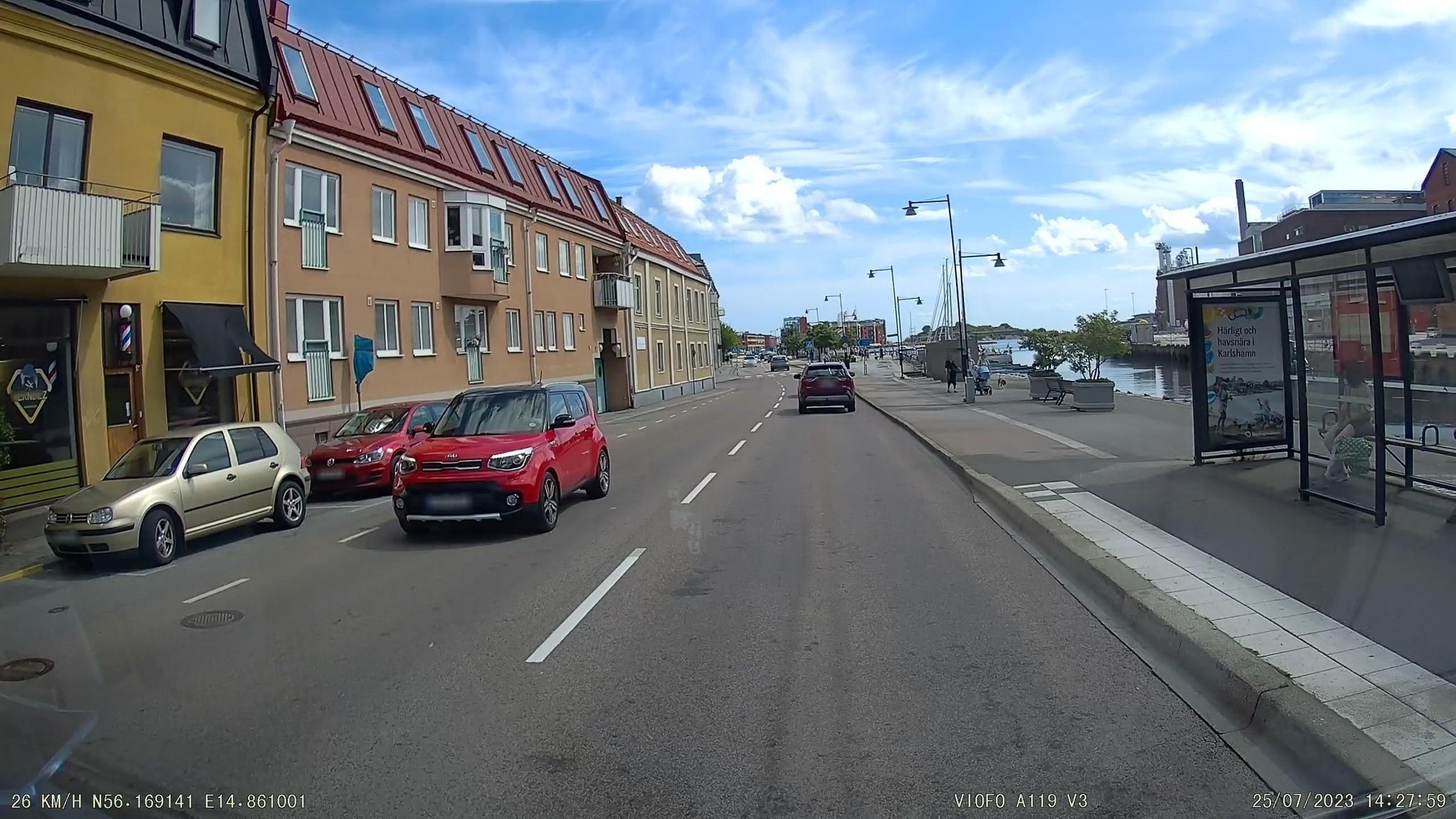 Street view of Karlshamn
