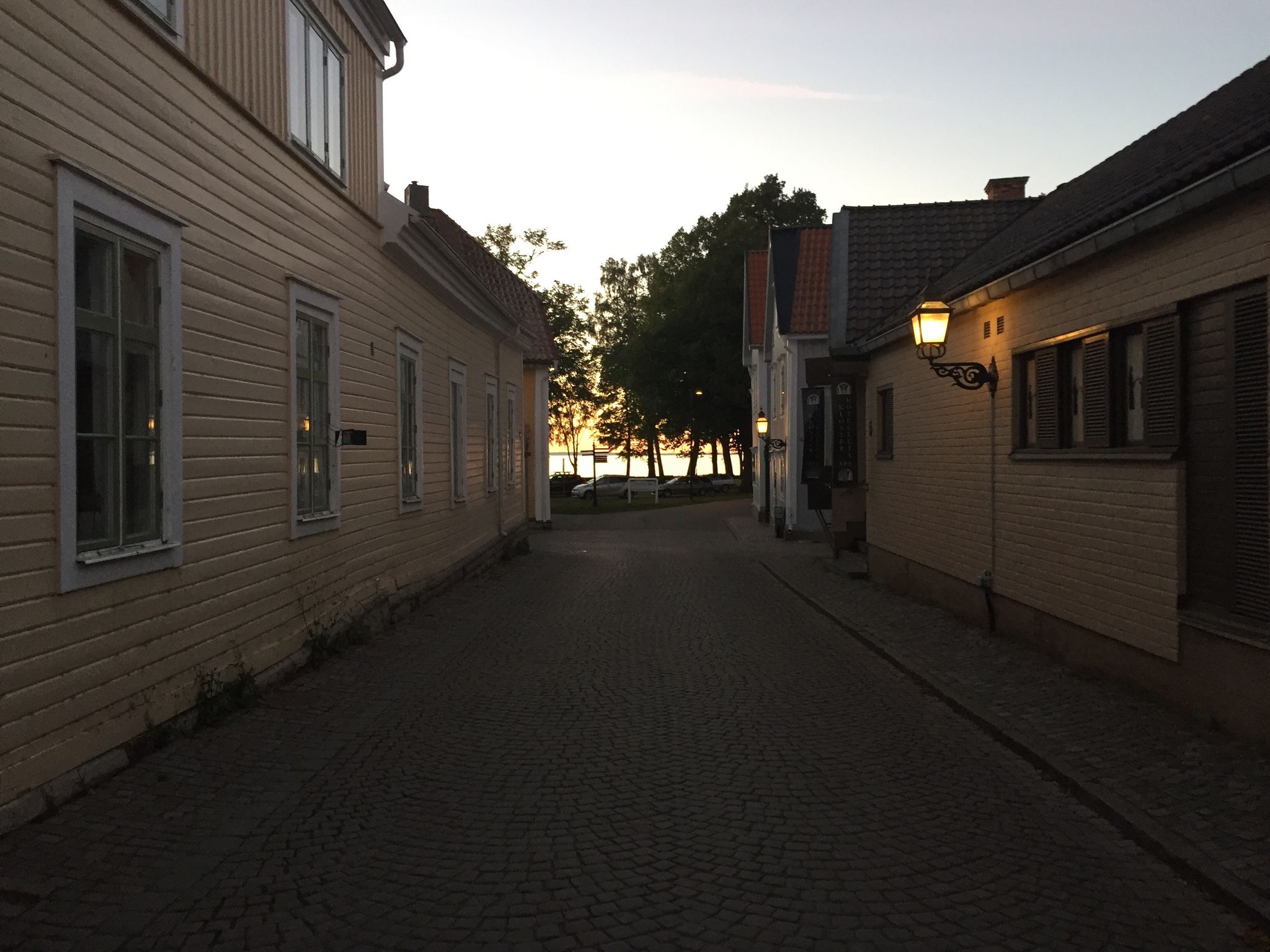 Street view of Vadstena
