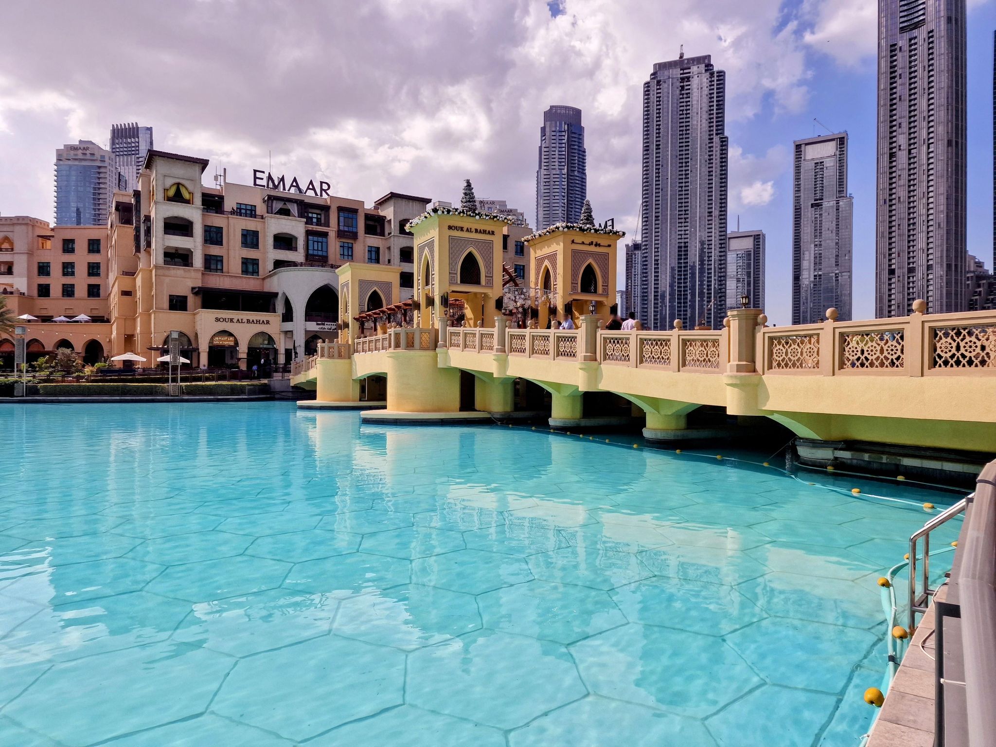 Street view of Downtown Dubai