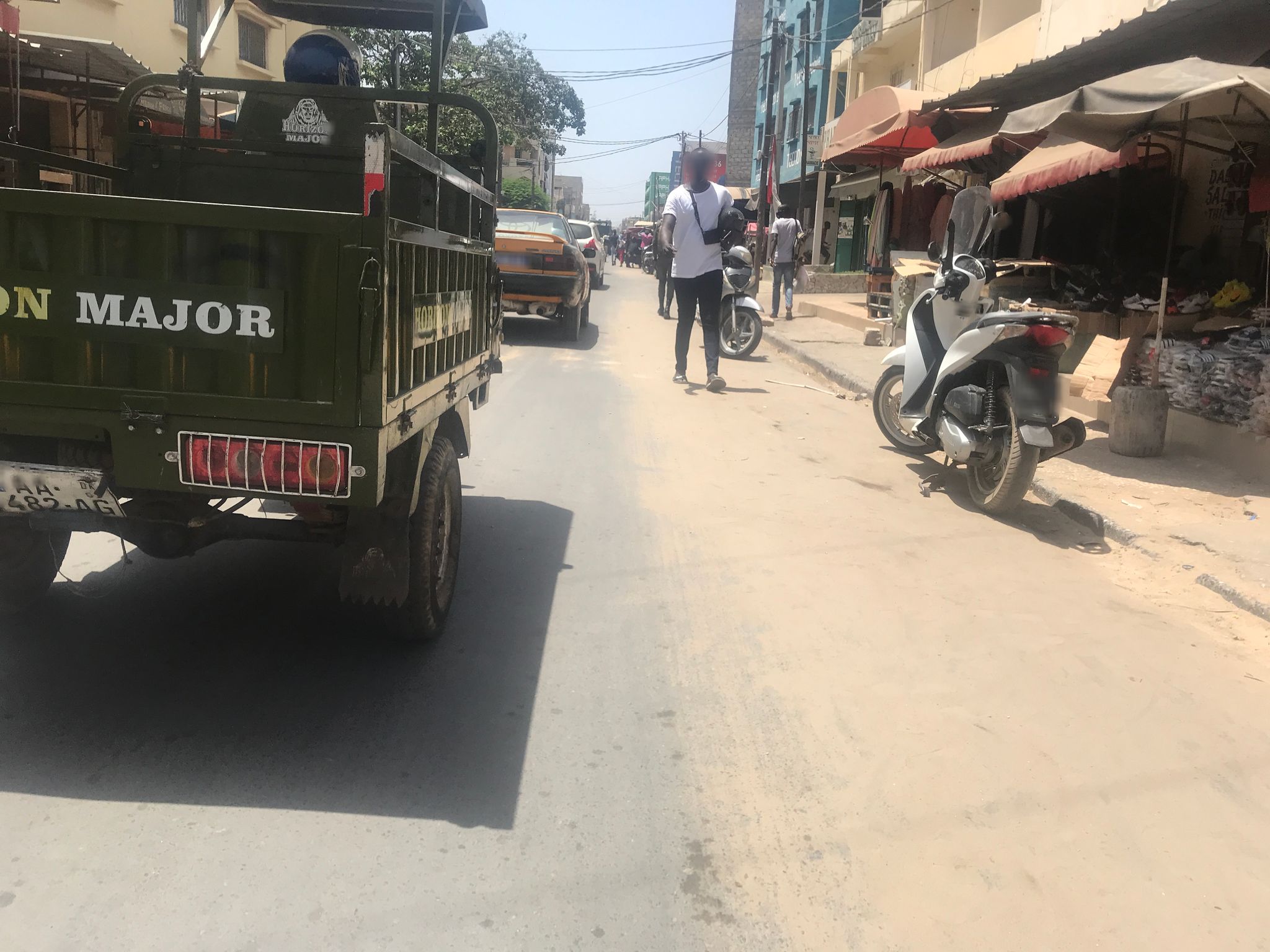 Street view of Dakar