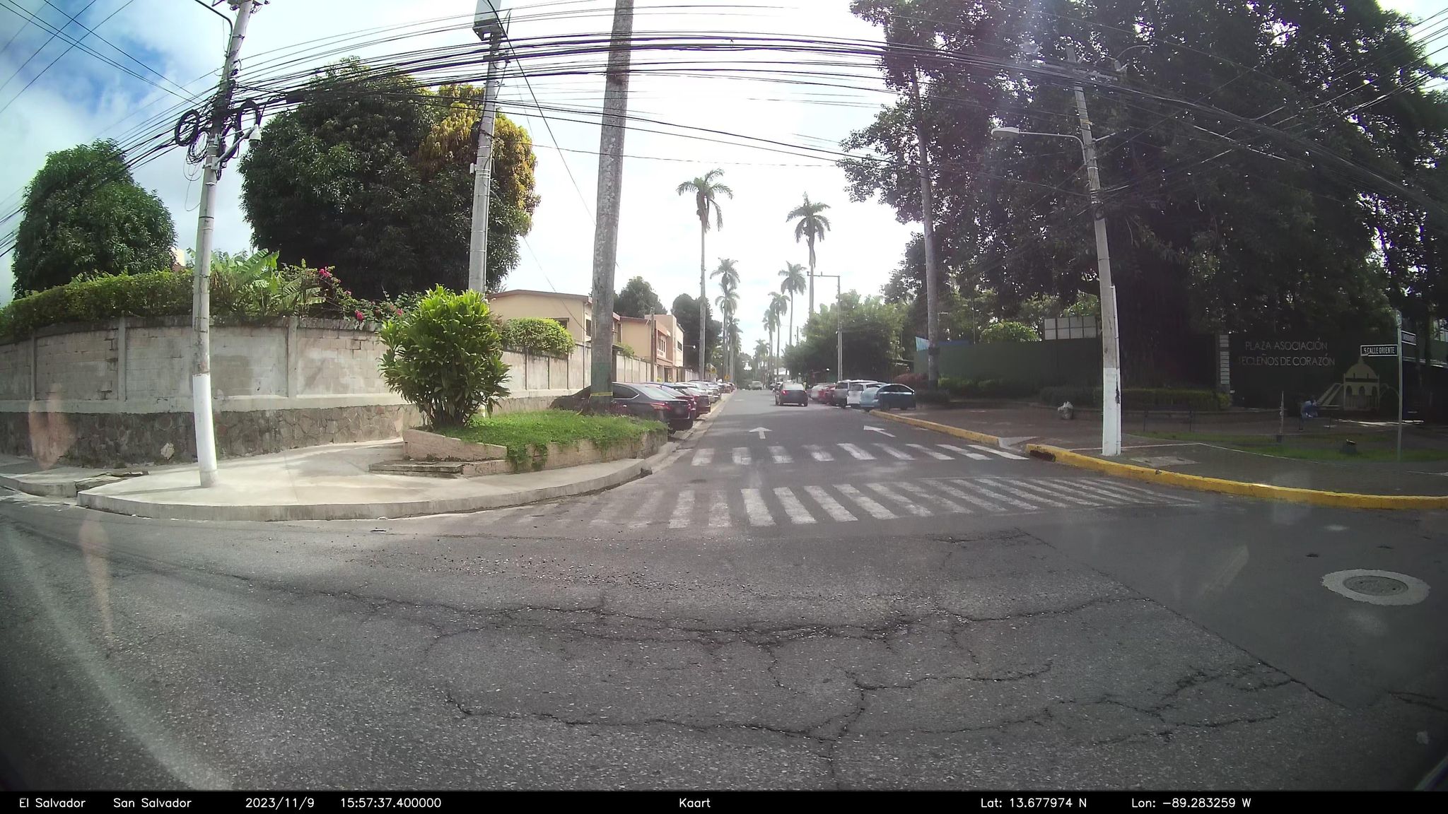 Street view of Santa Tecla
