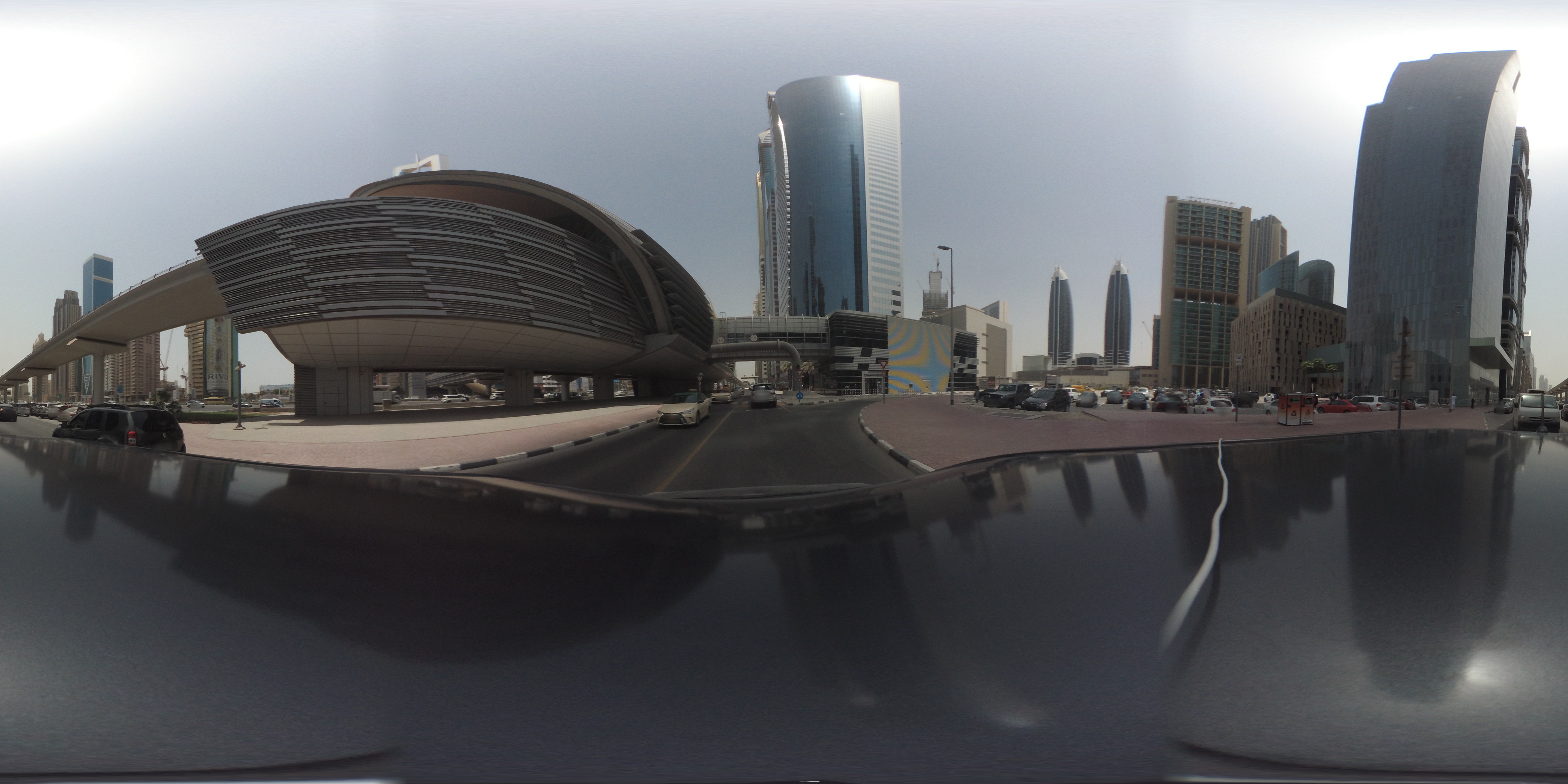 Street view of Dubai International Financial Centre