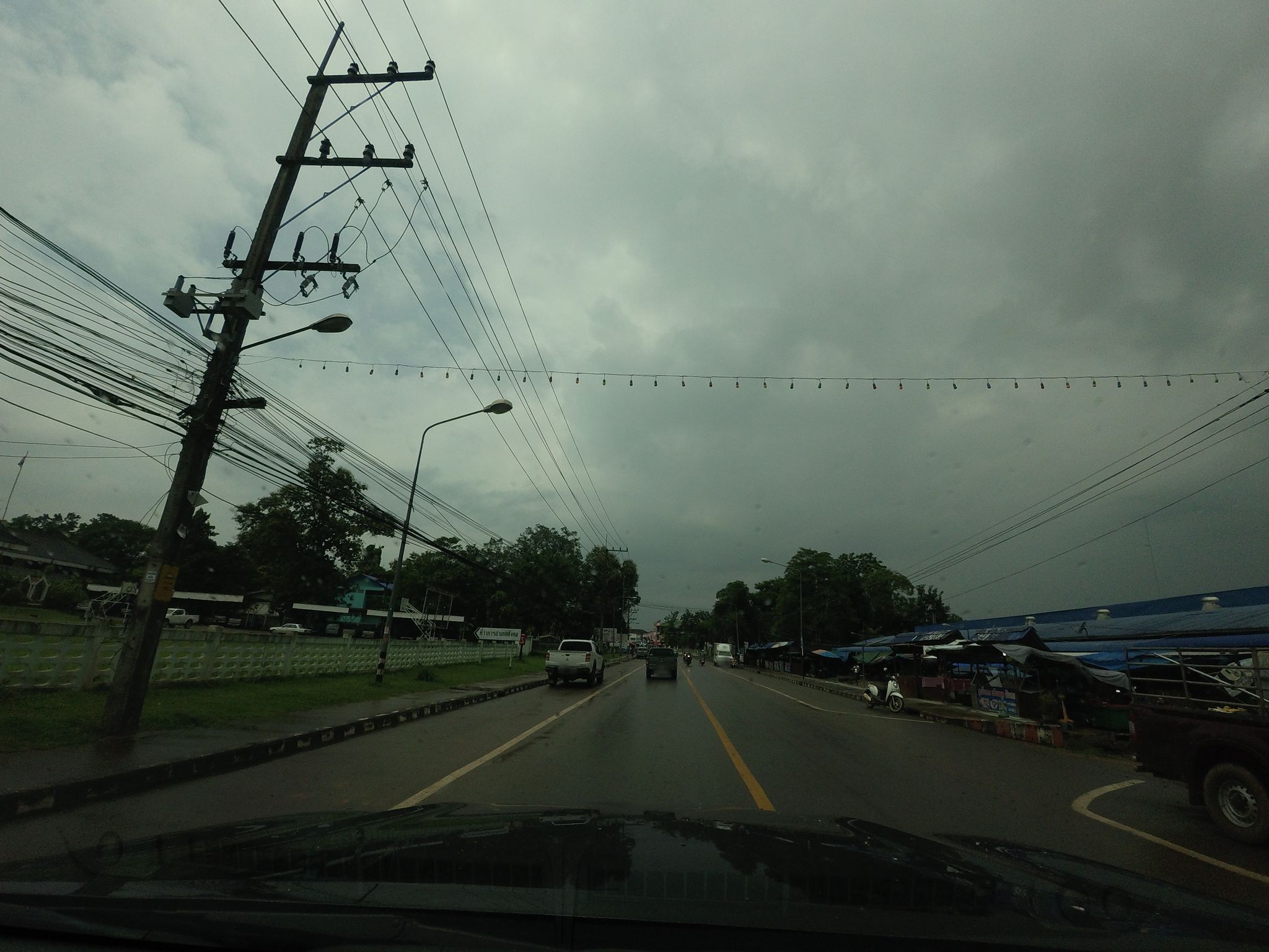 Street view of Sangkhom