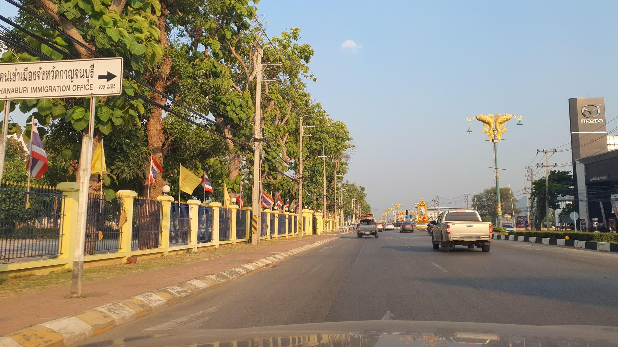 Street view of Kanchanaburi