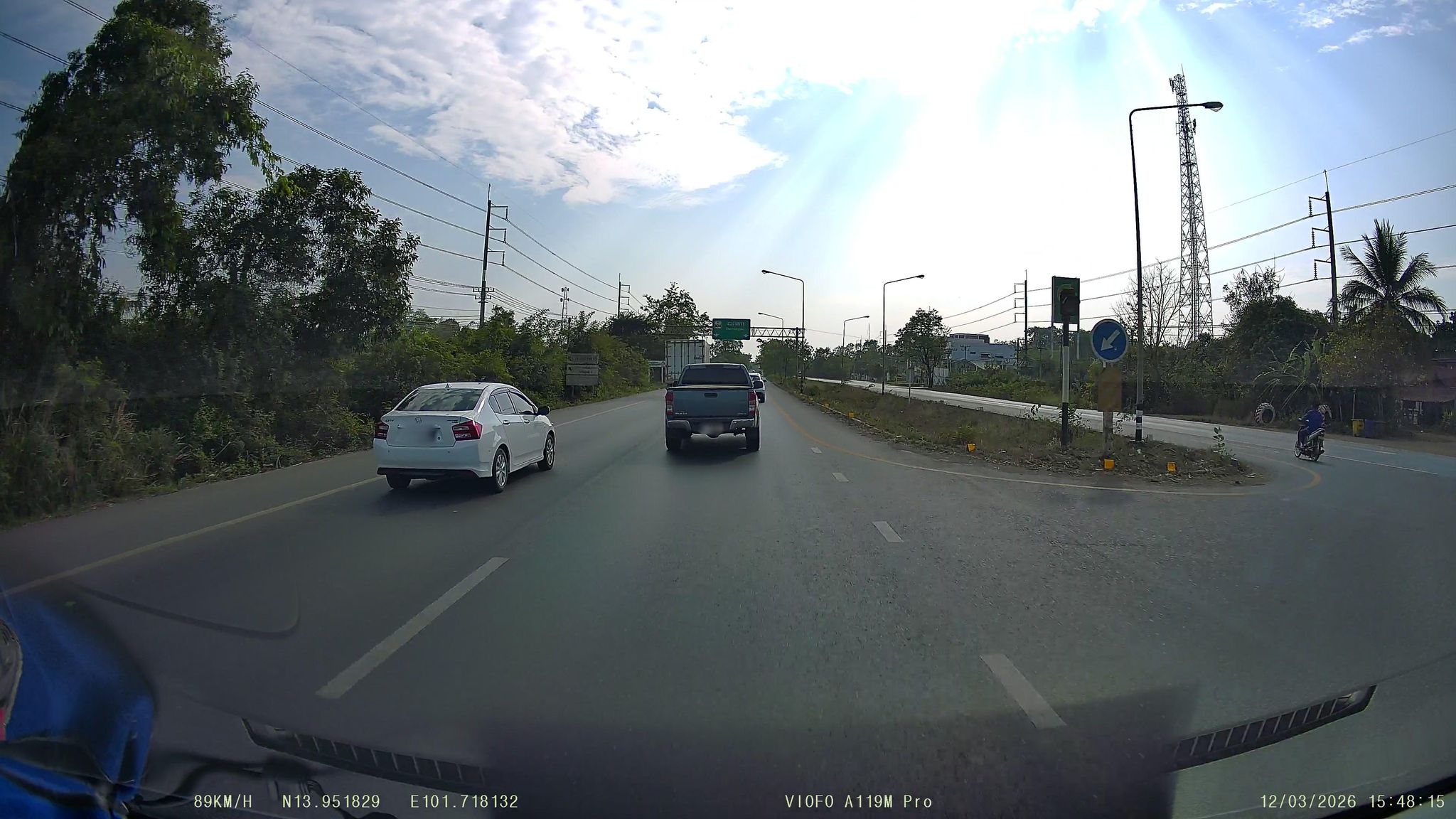 Street view of Kabin Buri