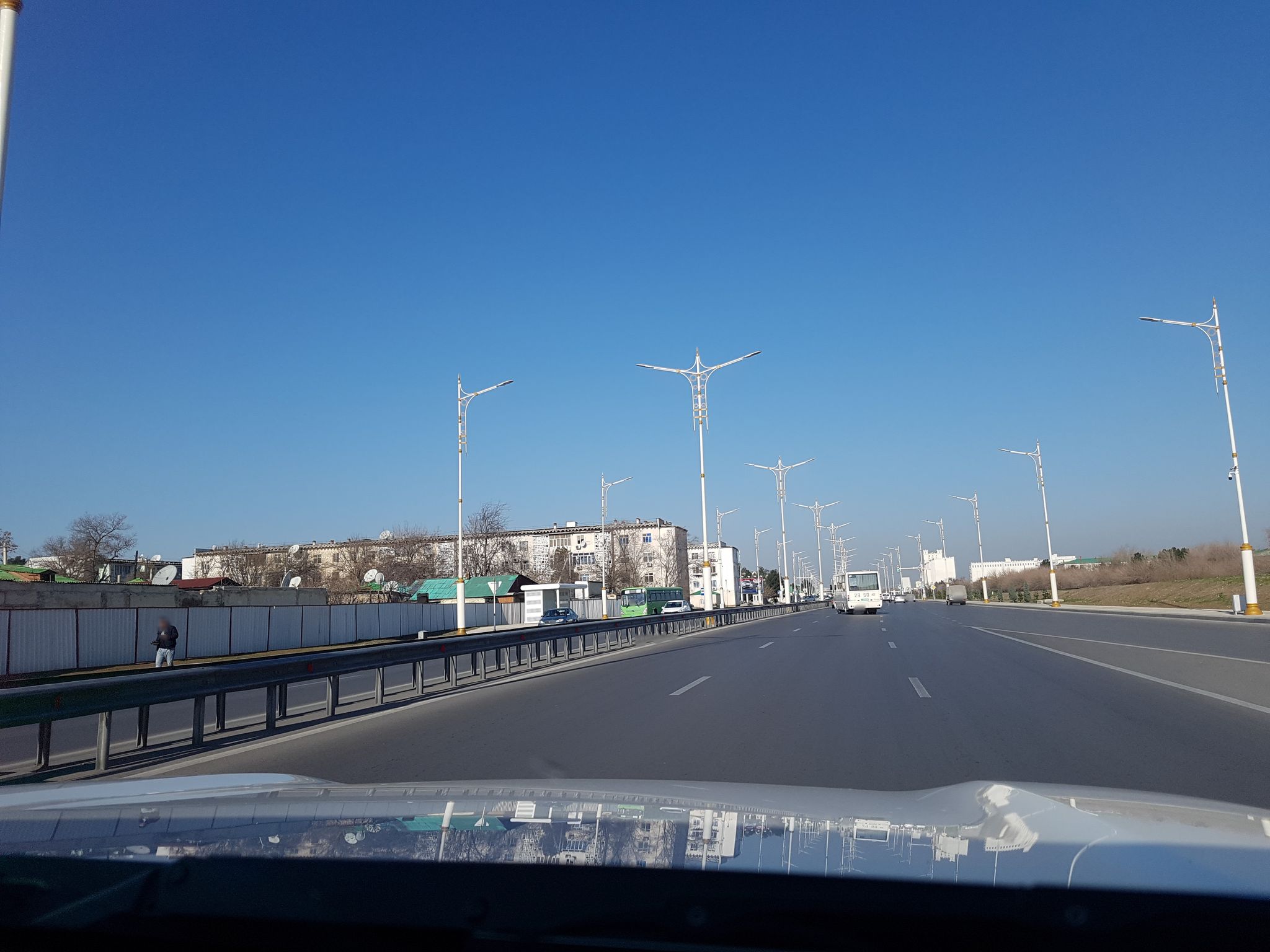 Street view of Ashgabat