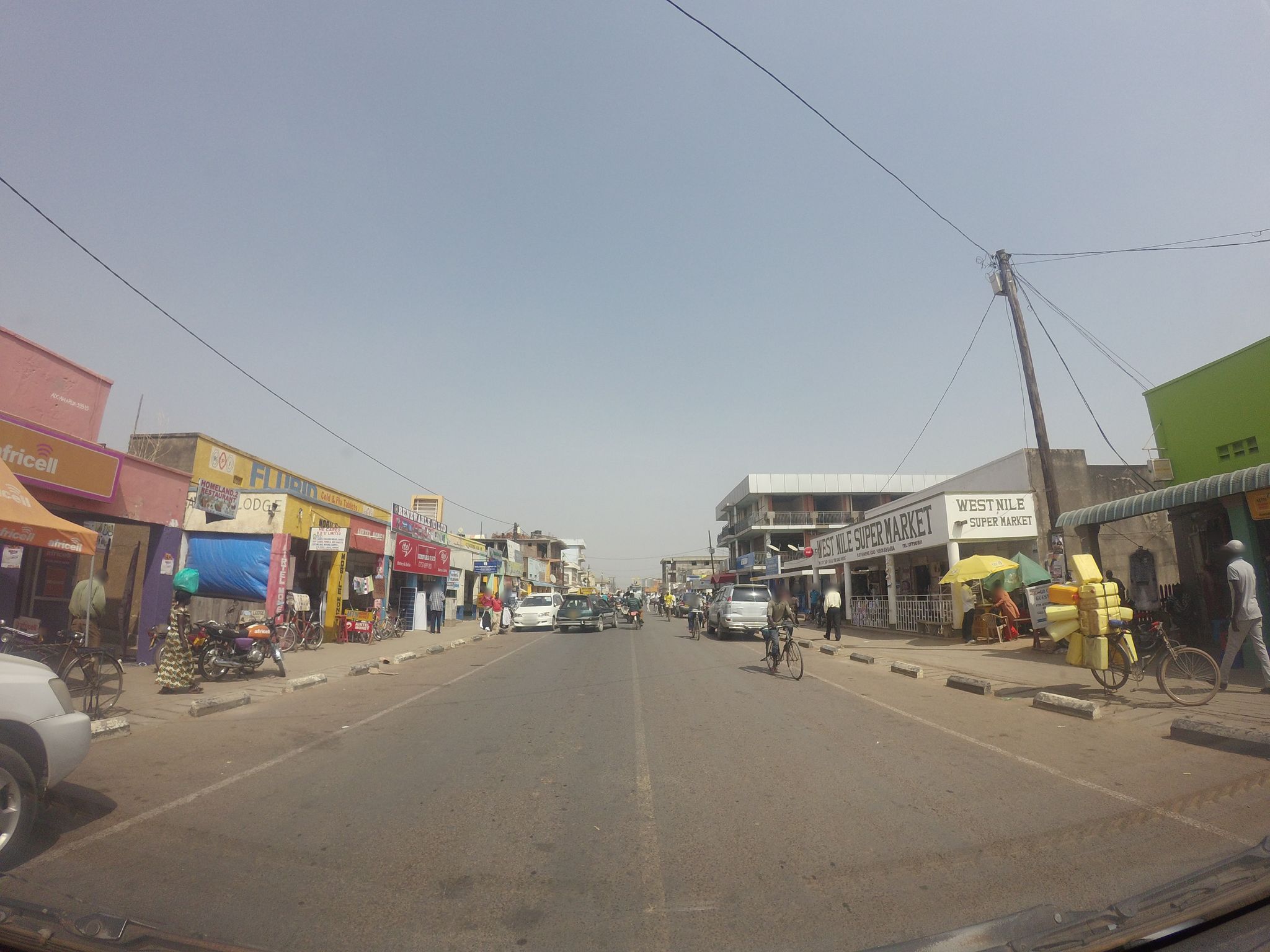 Street view of Arua