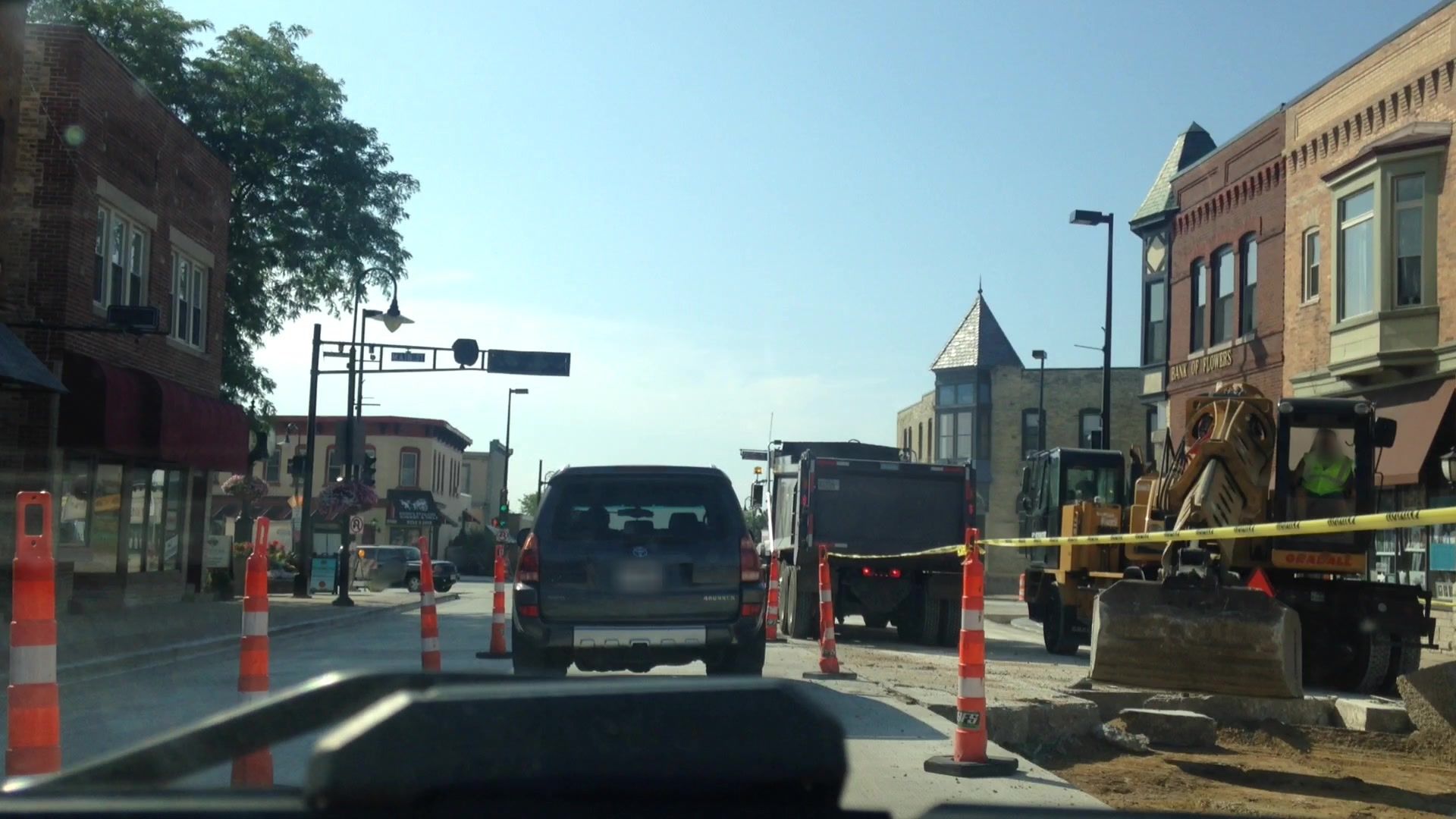 Street view of Menomonee Falls