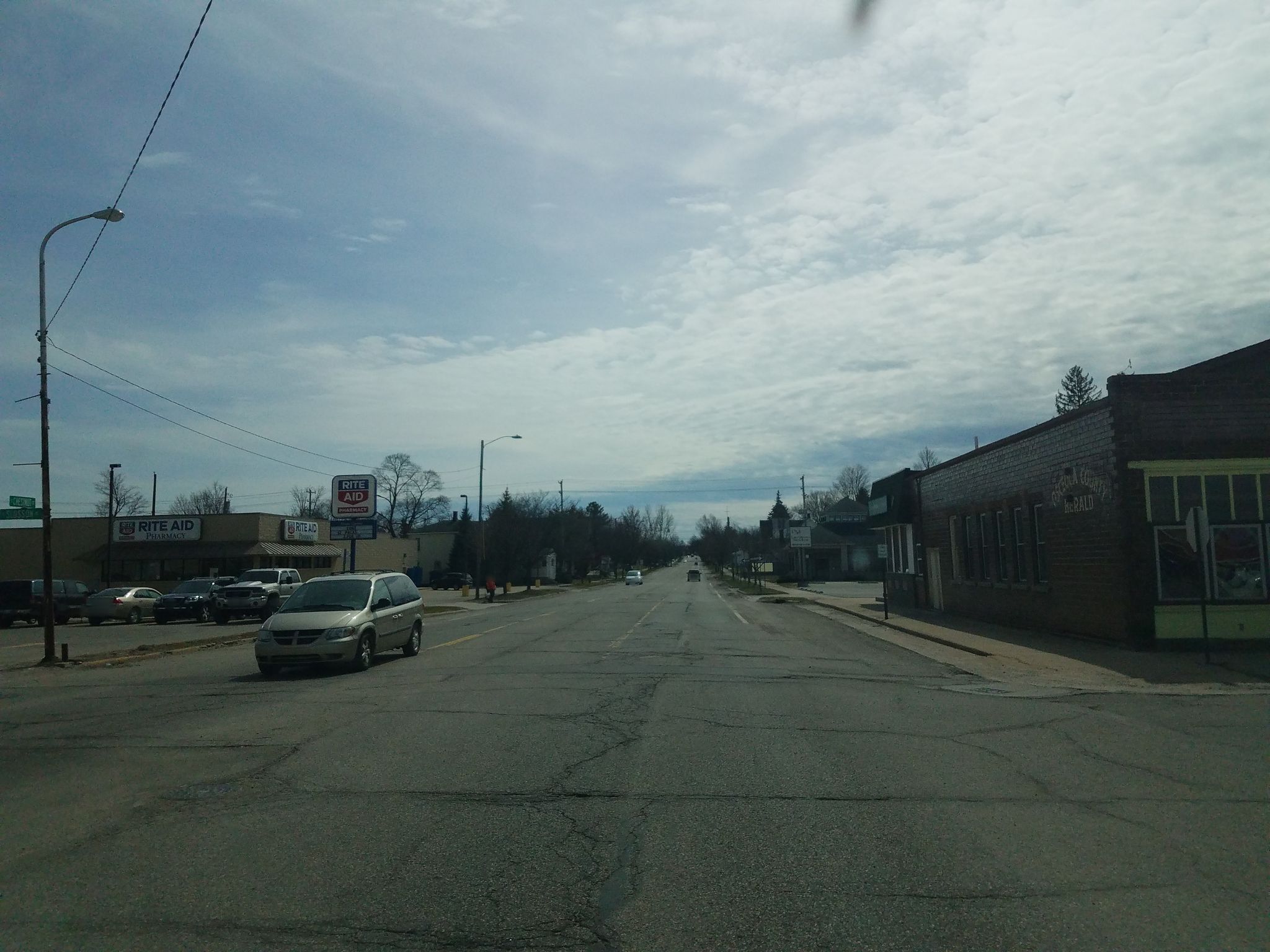 Street view of Reed City