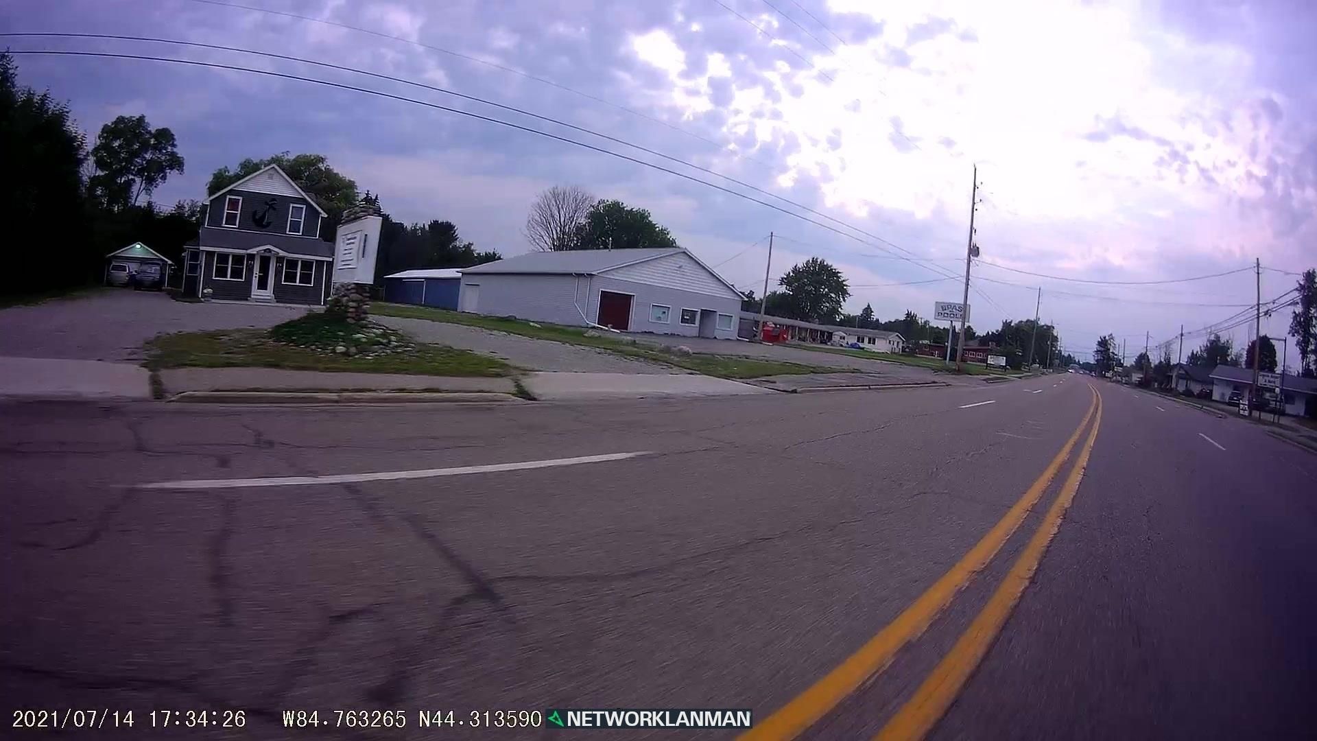 Street view of Houghton Lake
