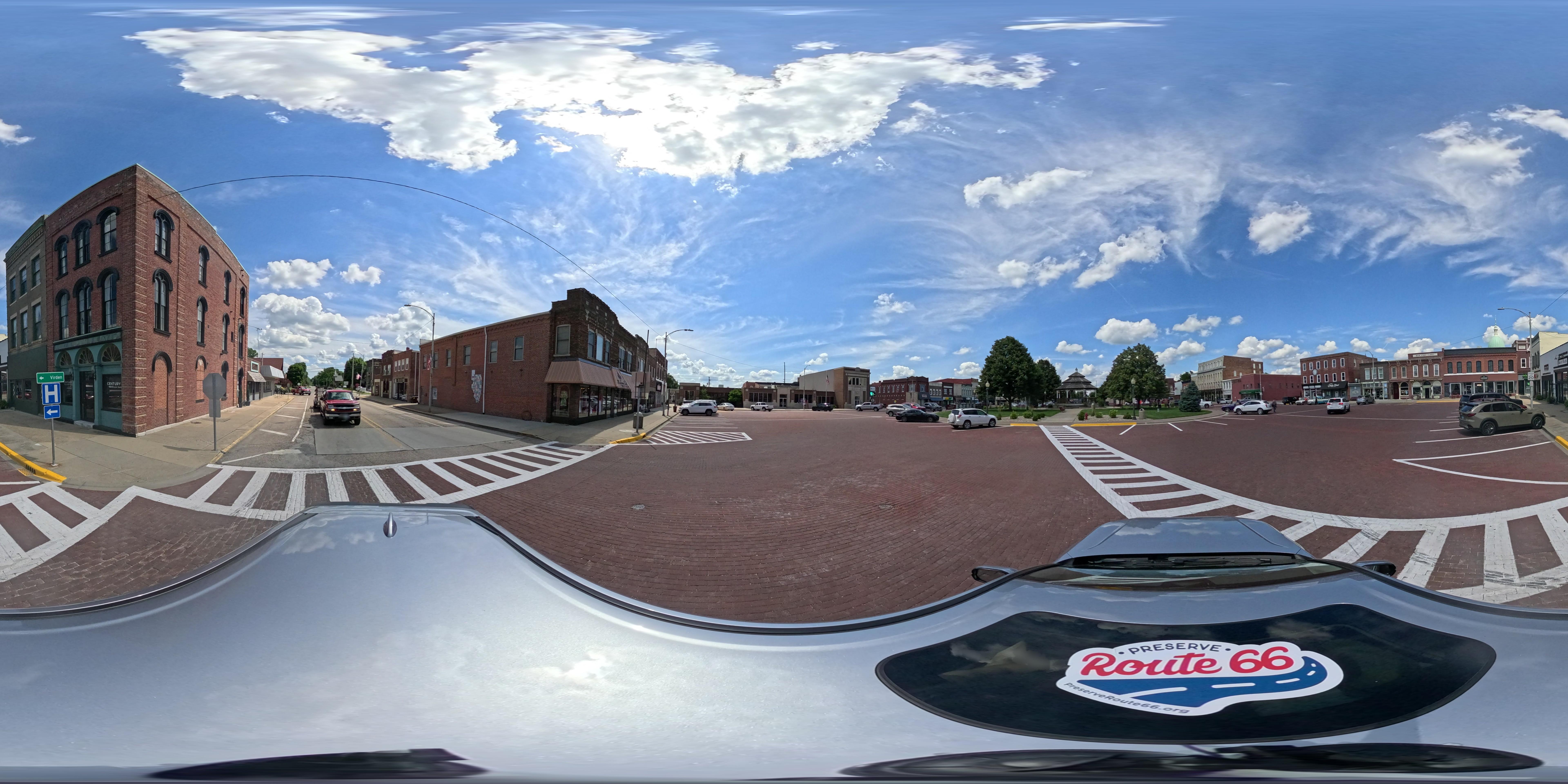 Street view of Carlinville