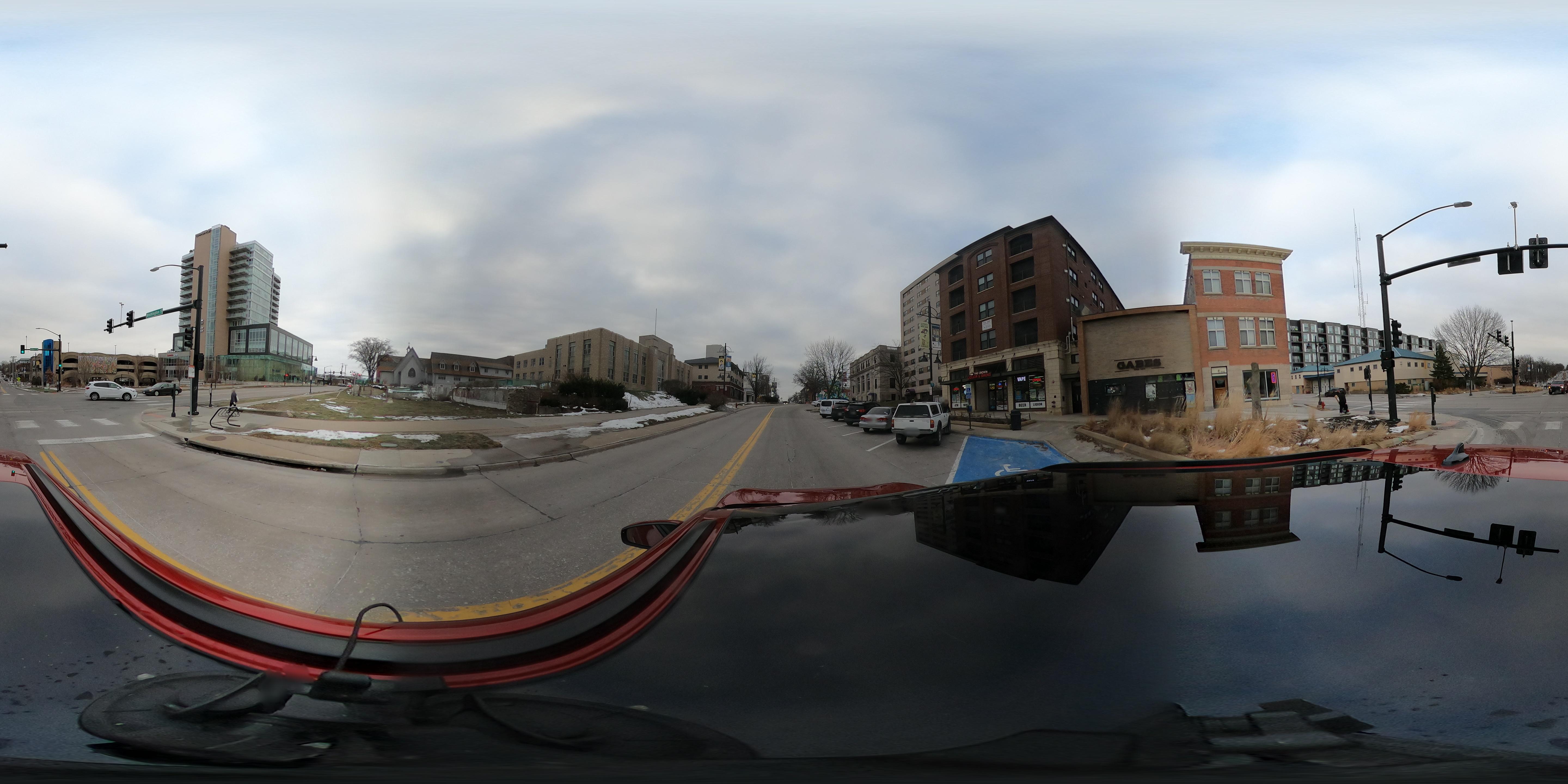 Street view of Iowa City