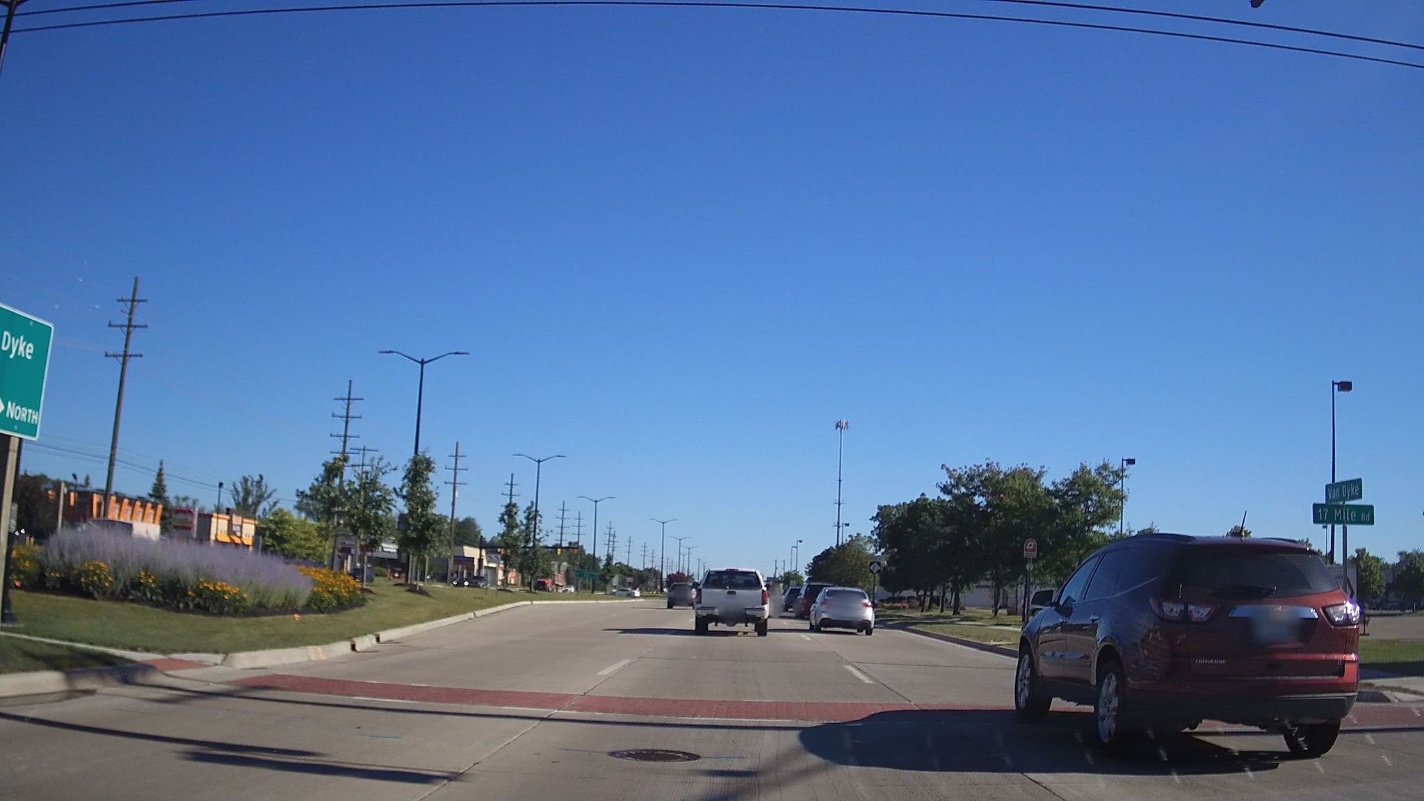 Street view of Sterling Heights