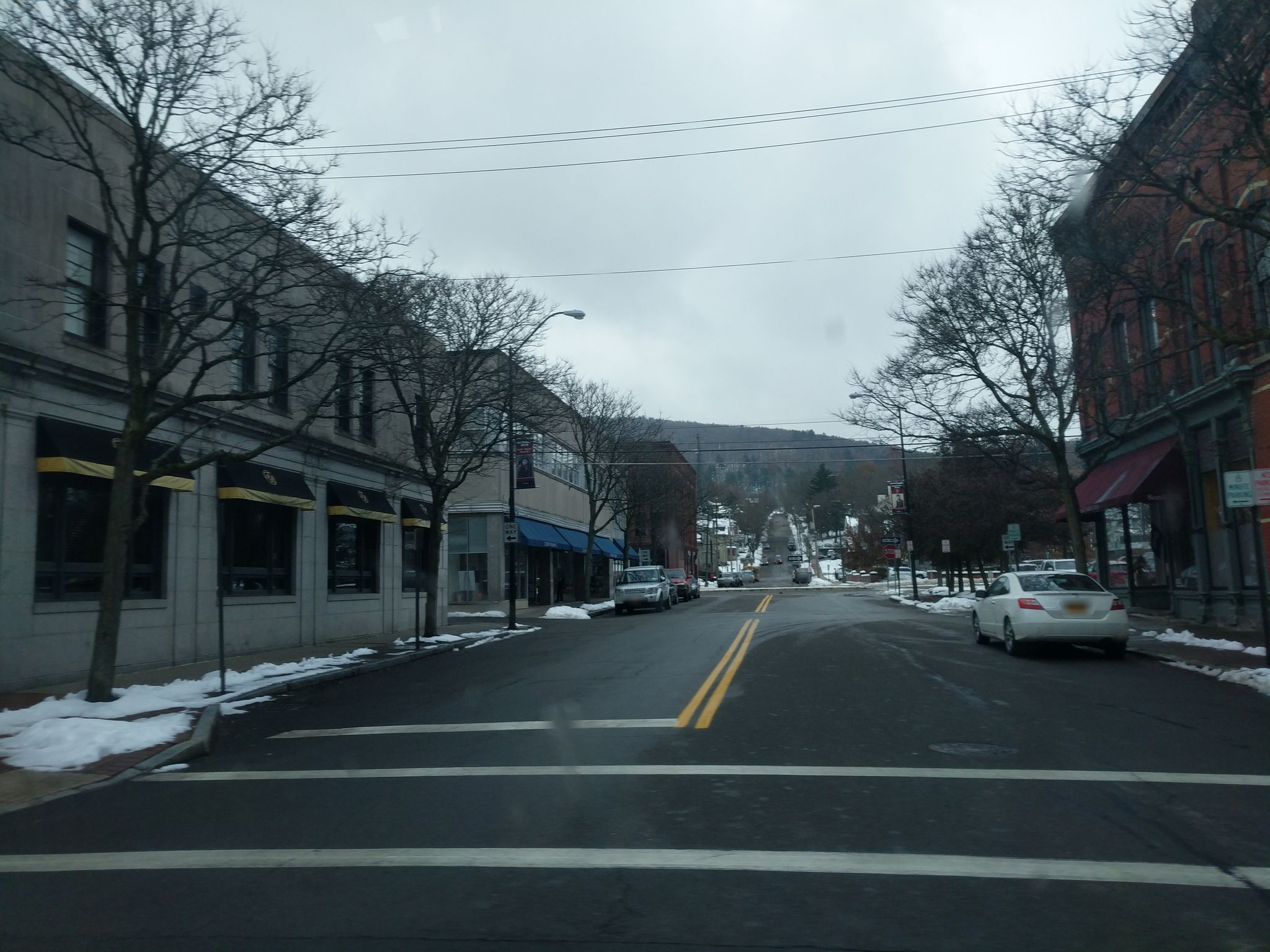 Street view of Corning